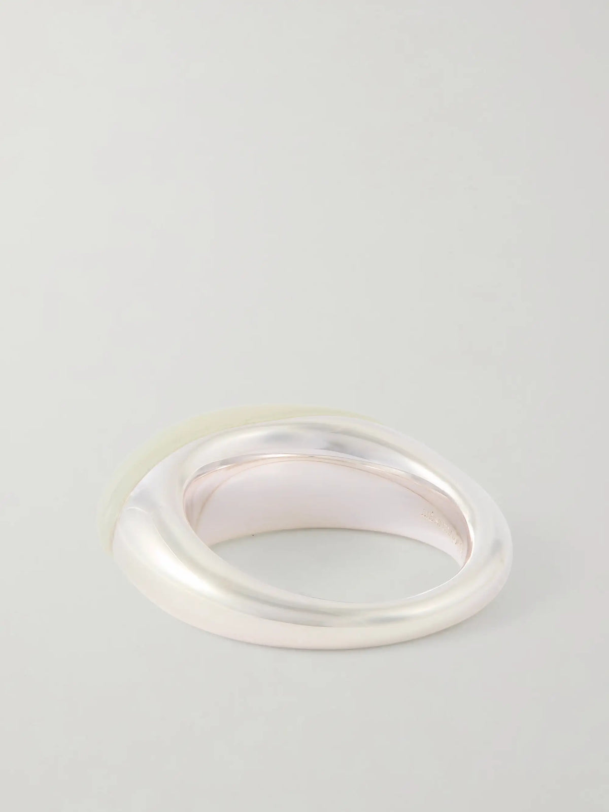 Beatrice Silver And Serpentine Ring