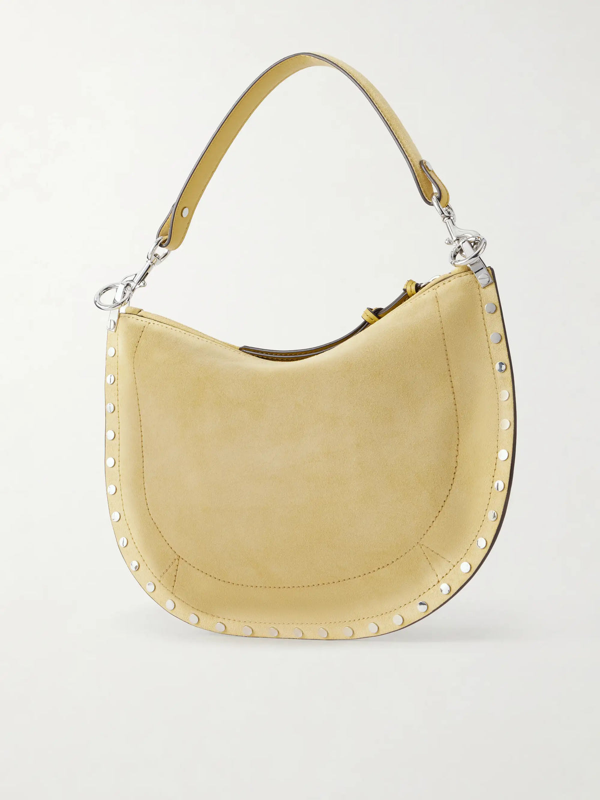 Oskan Studded Suede Shoulder Bag