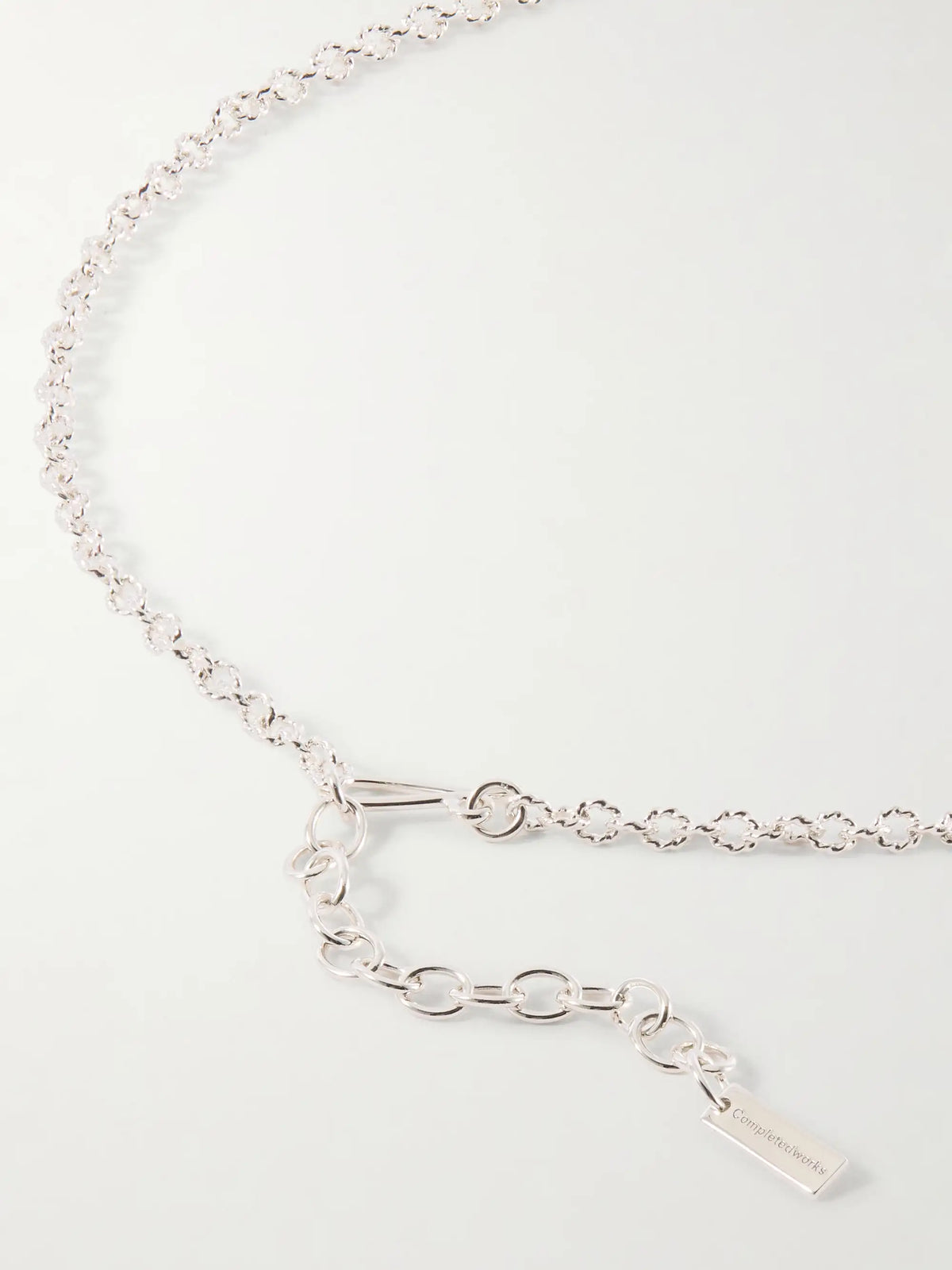 Pendulum Recycled Silver, Cubic Zirconia, Crystal And Pearl Necklace