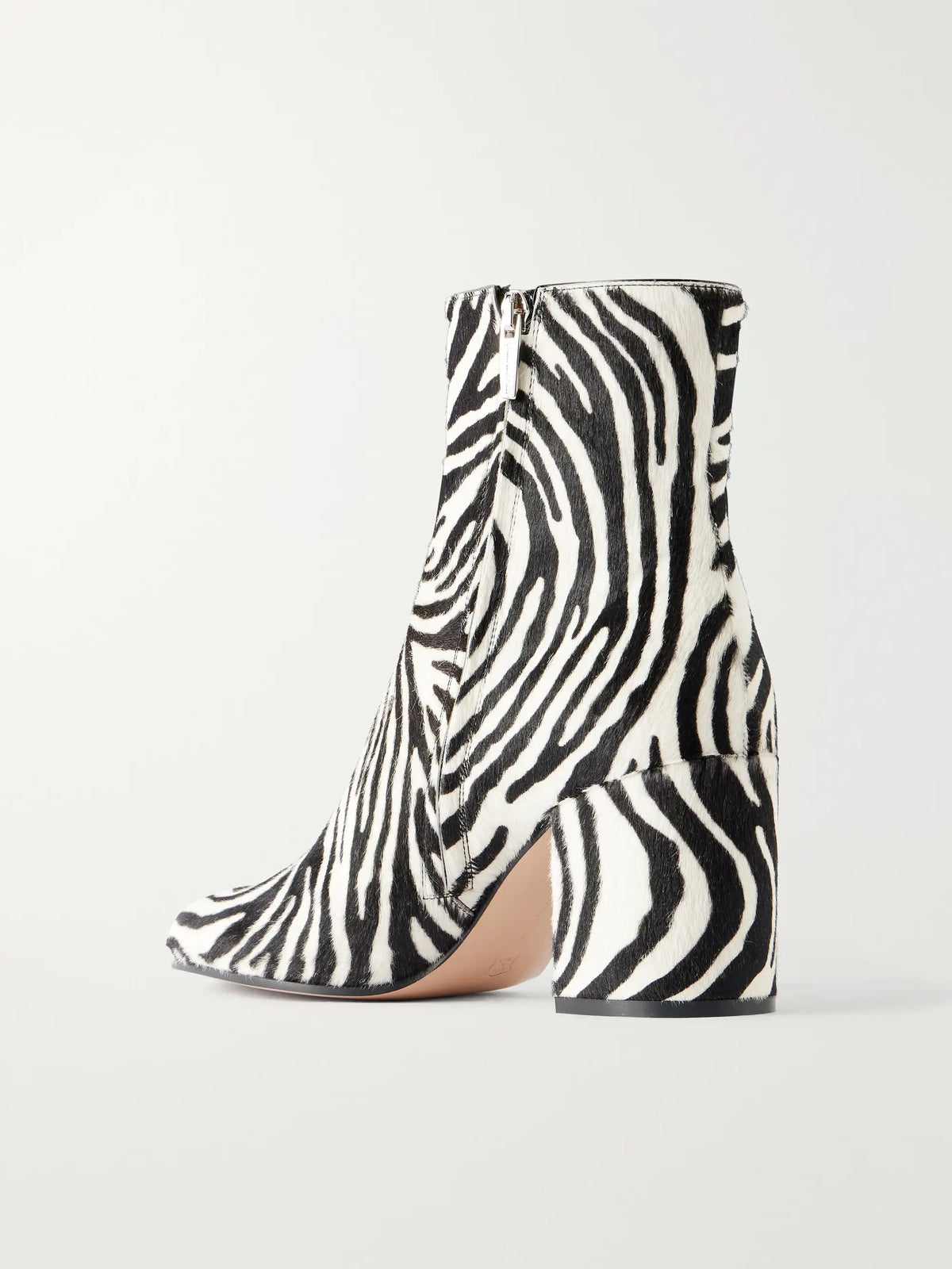 Joelle Pony 70 Zebra-print Calf Hair Boots