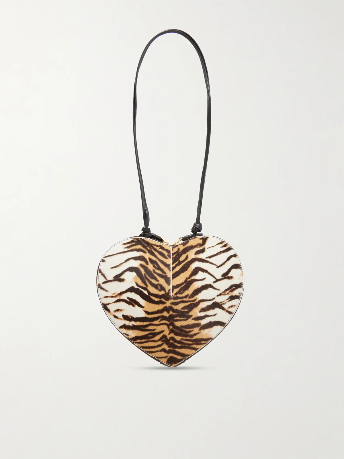Le Coeur Animal-print Leather-trimmed Calf Hair Shoulder Bag