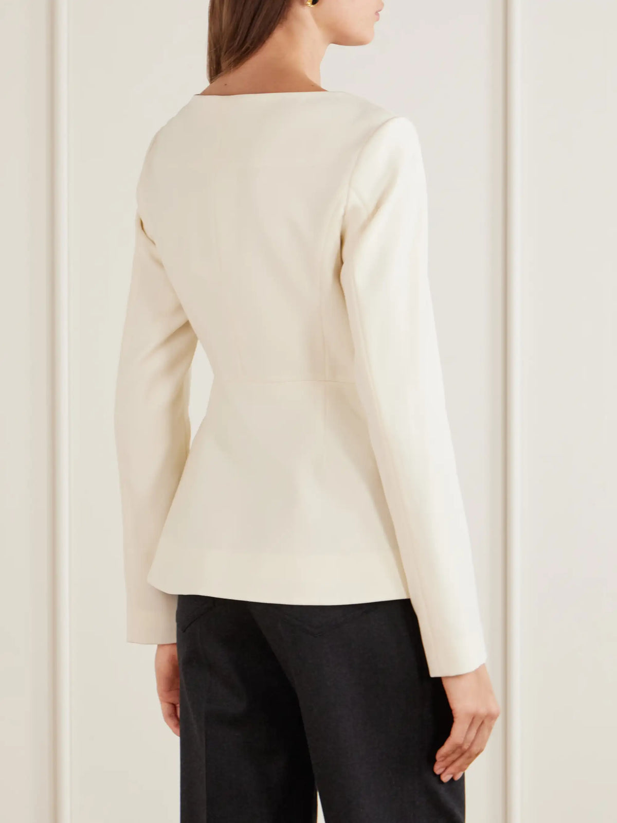 LIBEROWE Charlotte Wool-crepe Blouse