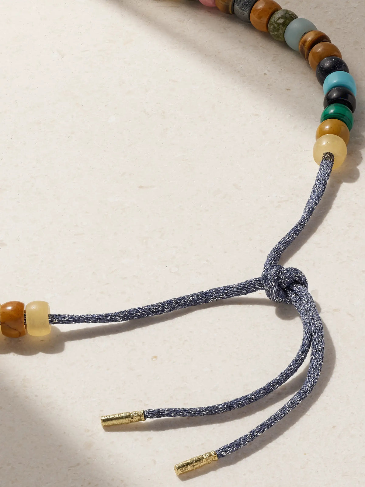 Forte Beads Moonbow 18-karat Gold And Lurex Multi-stone Necklace Kit