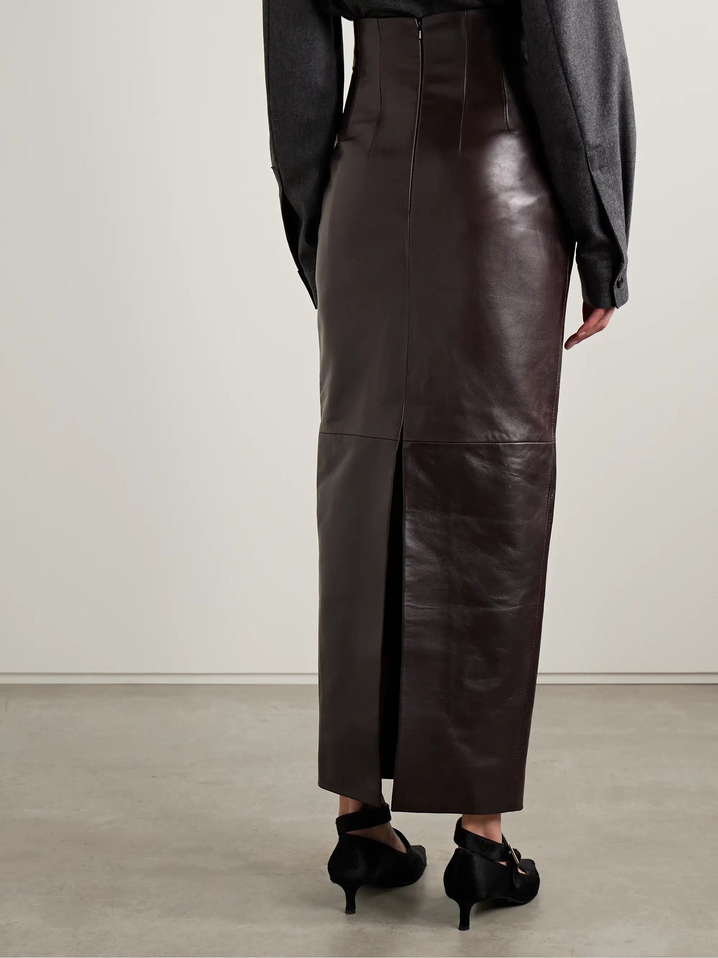 Loxley Leather Maxi Skirt