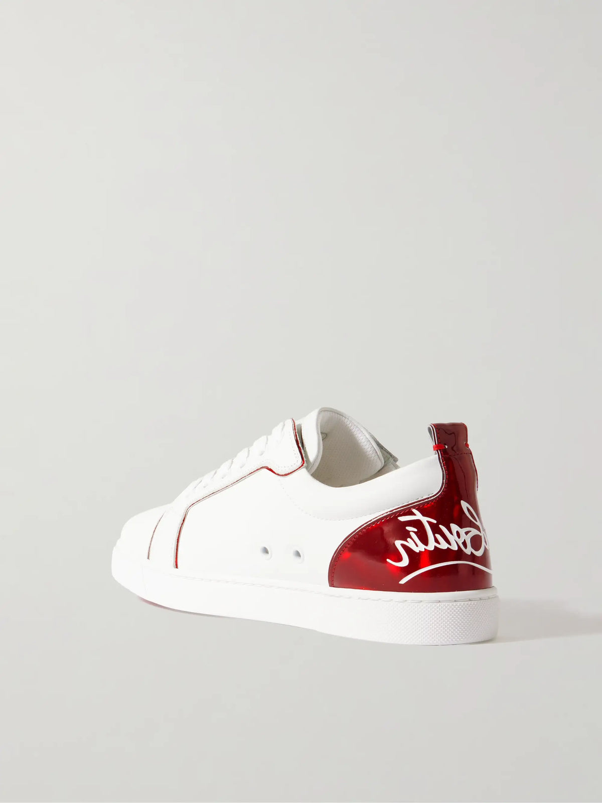 Fun Vieira Printed Leather Sneakers