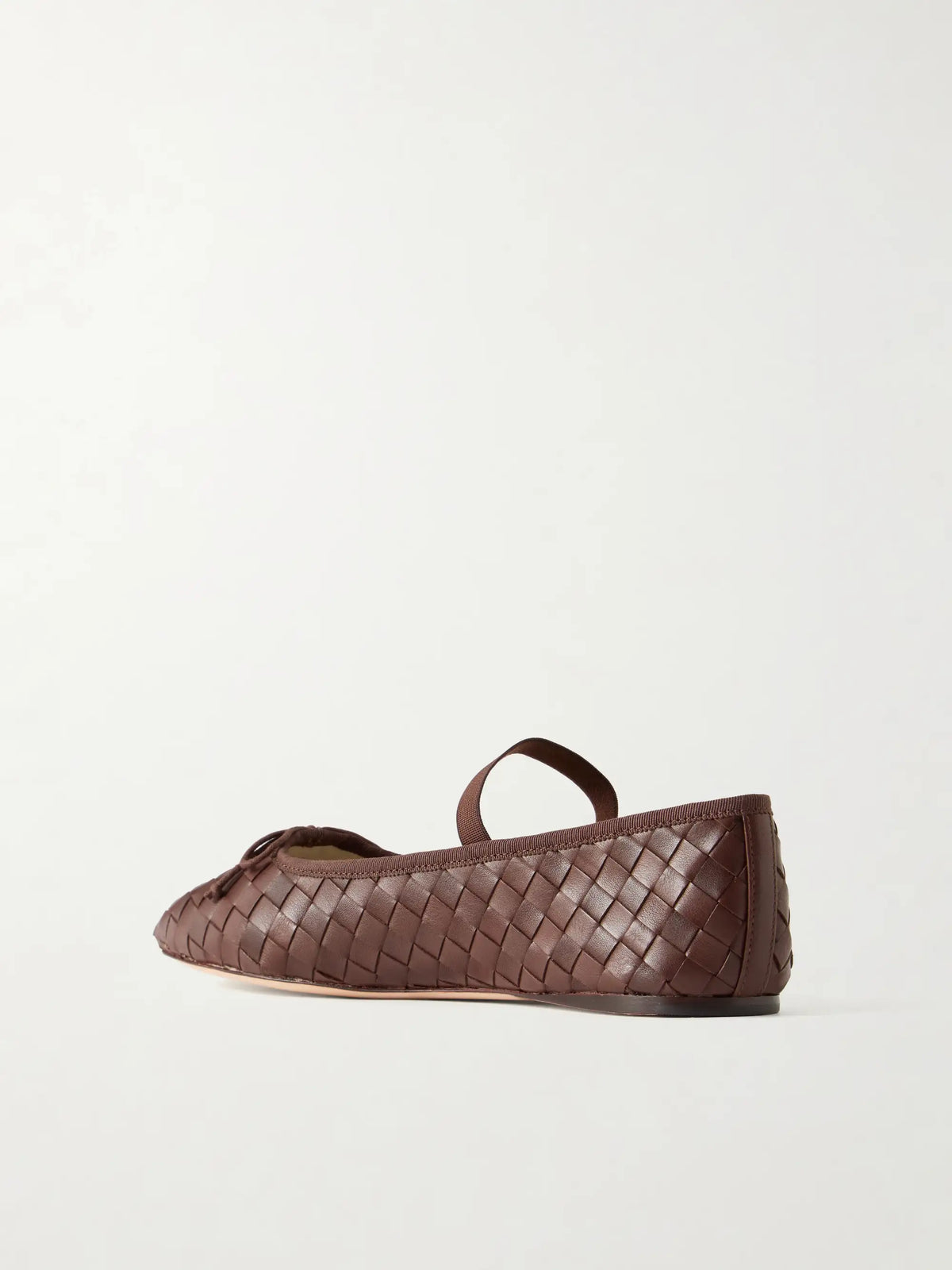 Leonie Woven Leather Ballet Flats