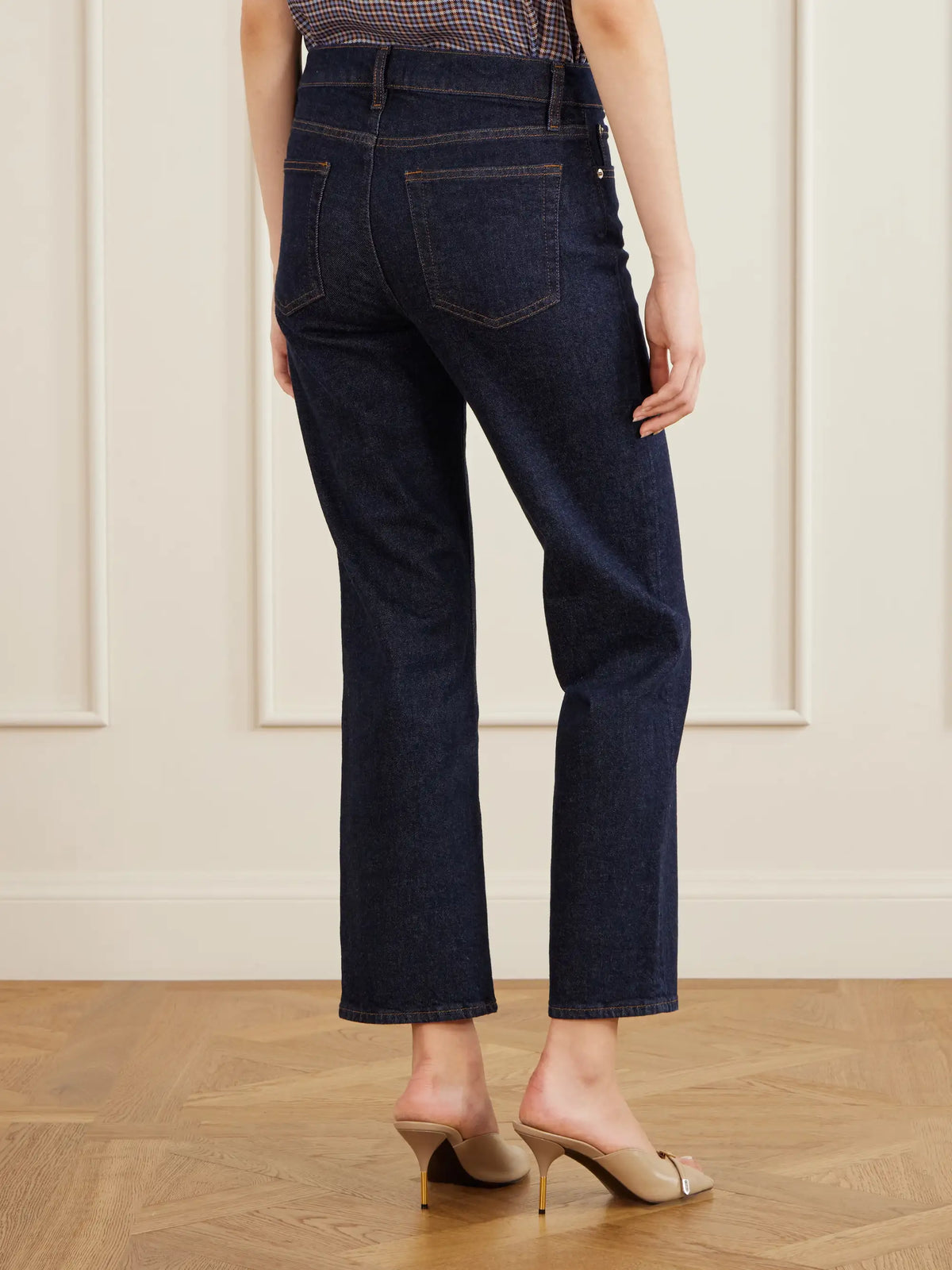 FRAME The Cigarette Low-rise Slim-fit Jeans