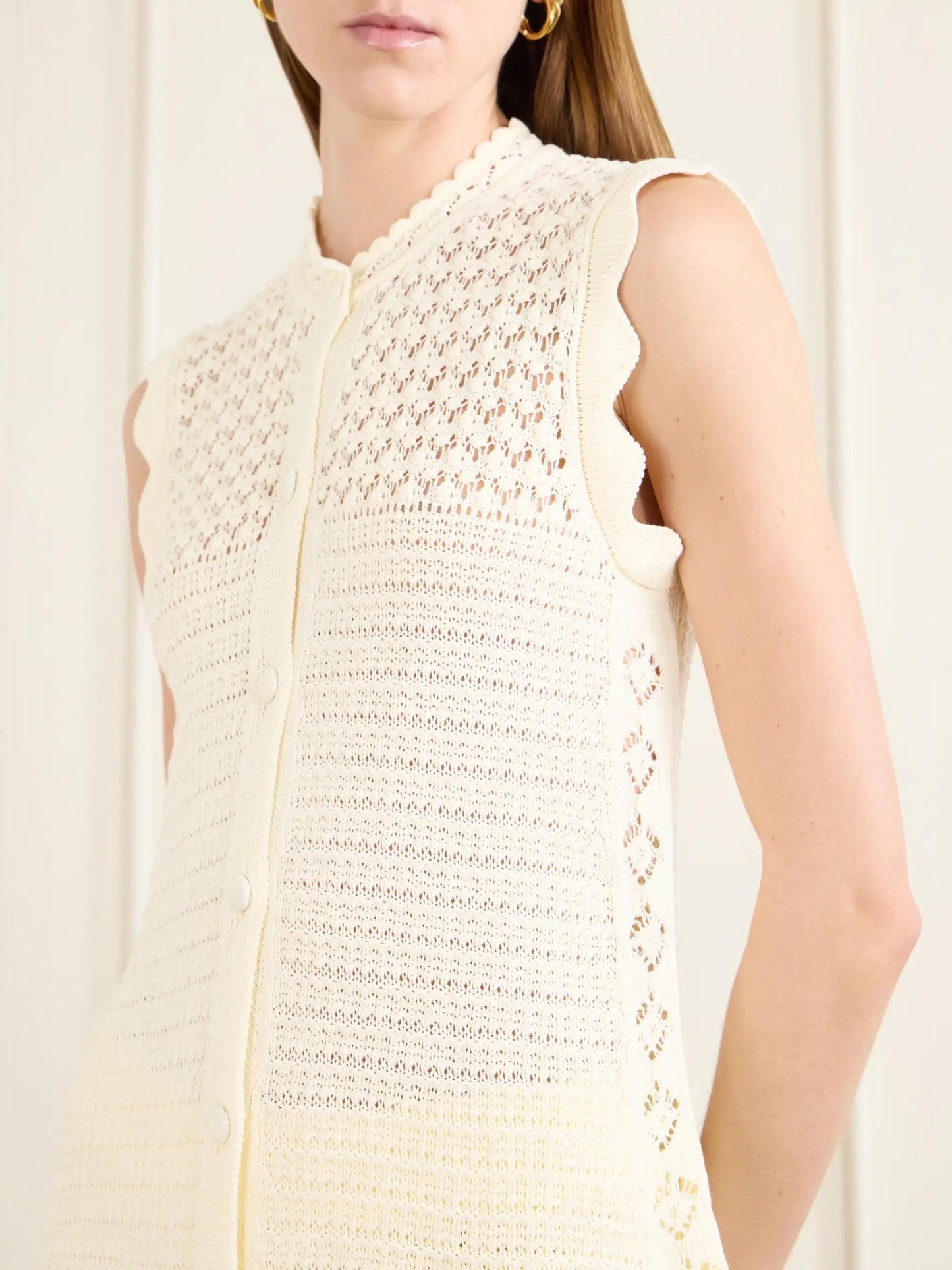 Aurora Crochet-knit Top