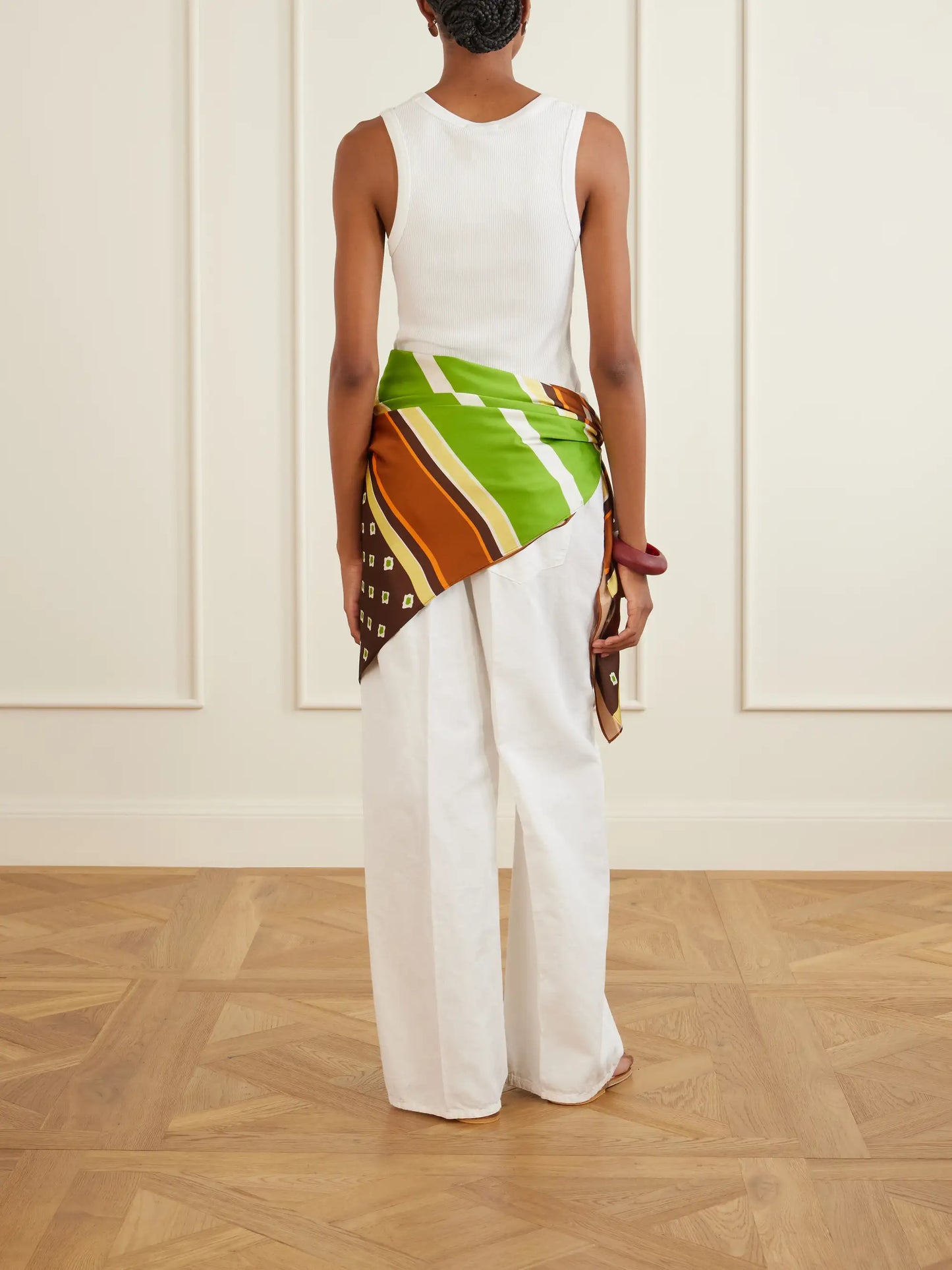 Soleil Satin Waist Scarf