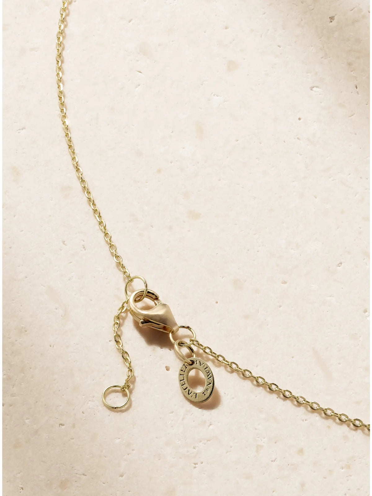 L'Atelier Nawbar Noah's Arch Elephant 18-karat Gold Multi-stone Pendant Necklace