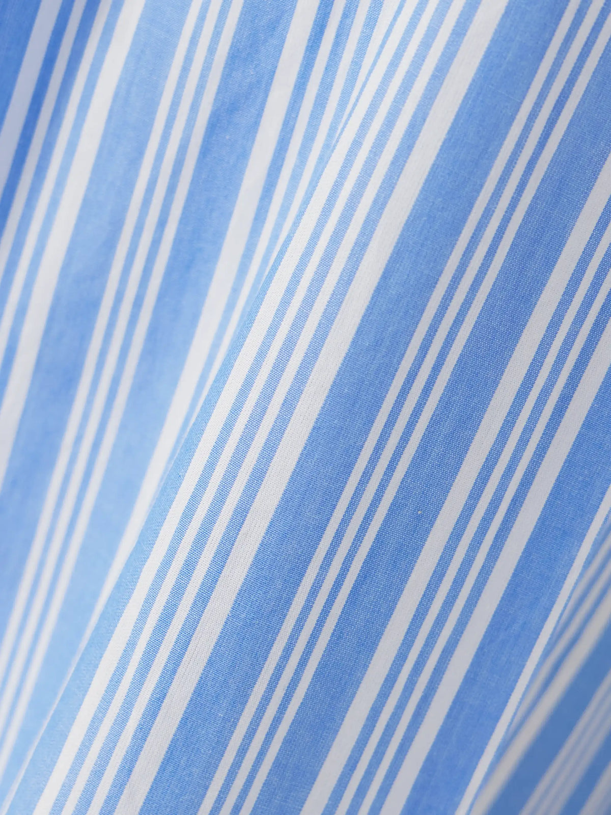 DÔEN Lavona Striped Organic Cotton Straight-leg Pants