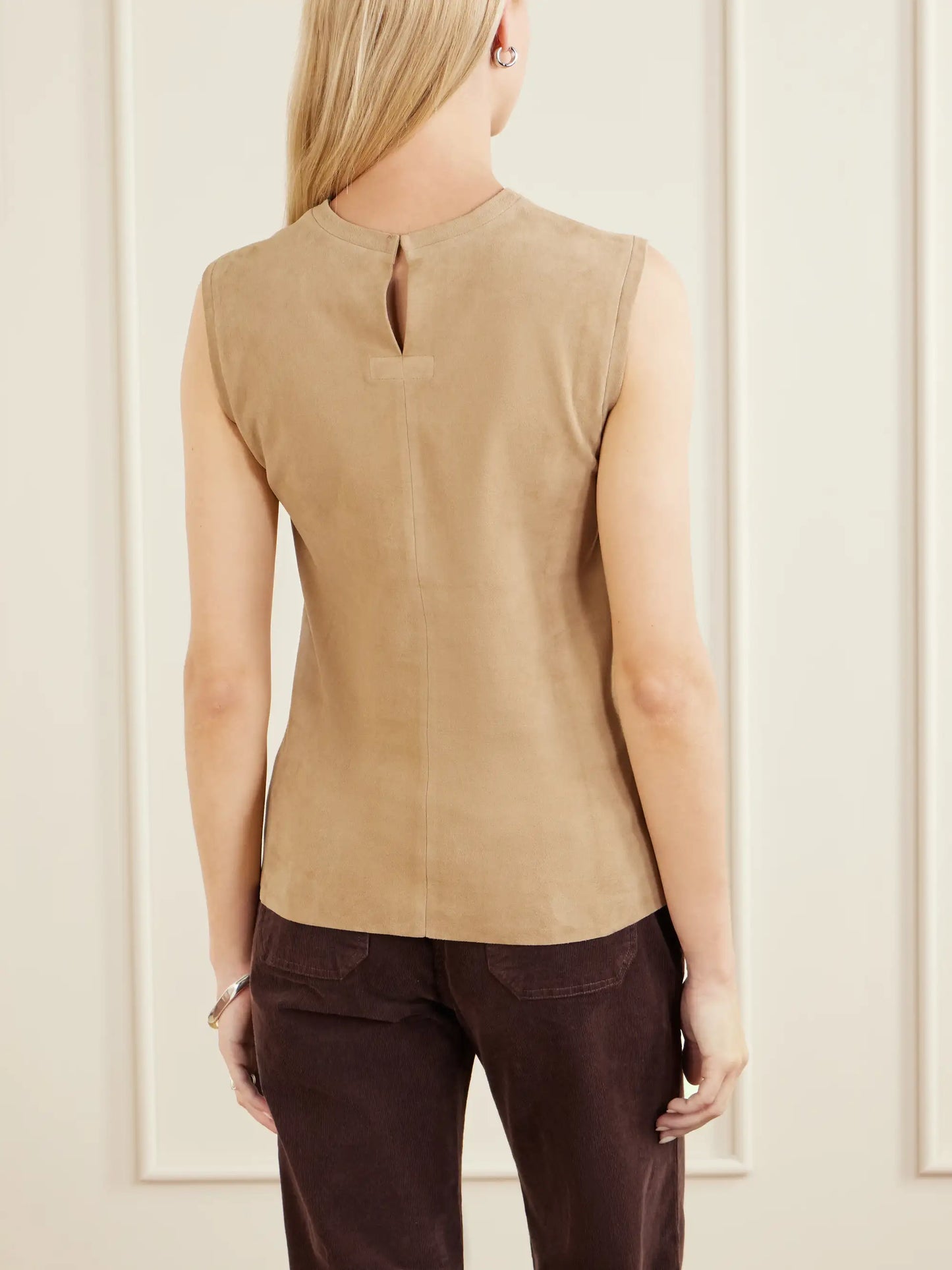 Miuccia Suede Tank