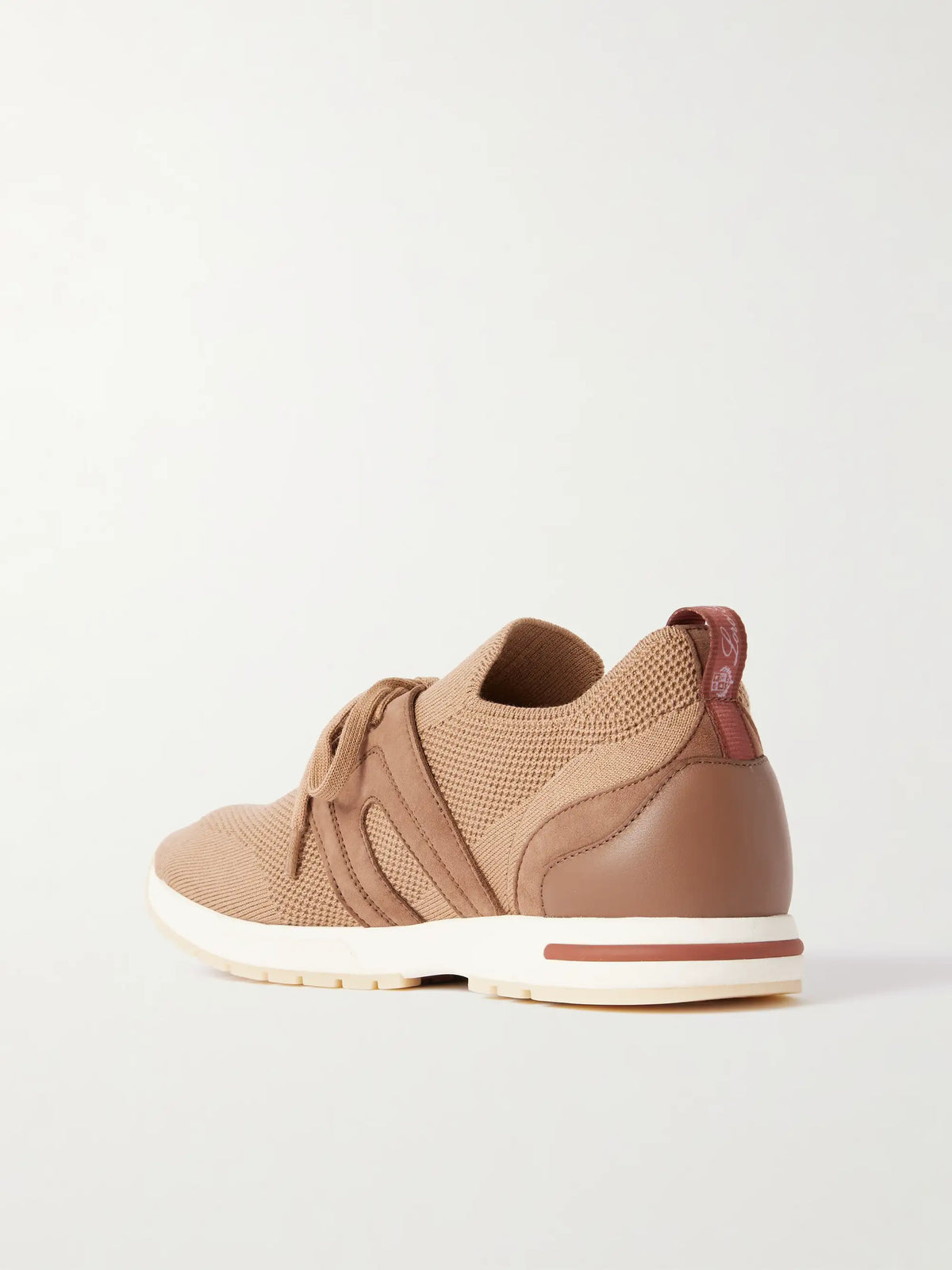 360 Lp Flexy Walk Suede And Leather-trimmed Wool Sneakers