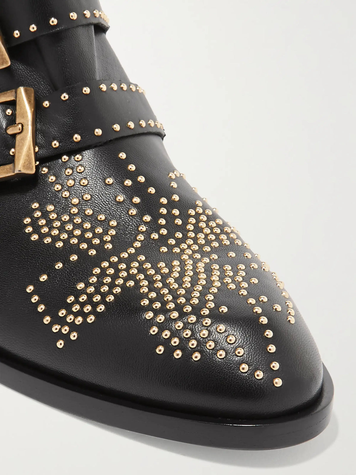 Susanna Studded Leather Ankle Boots