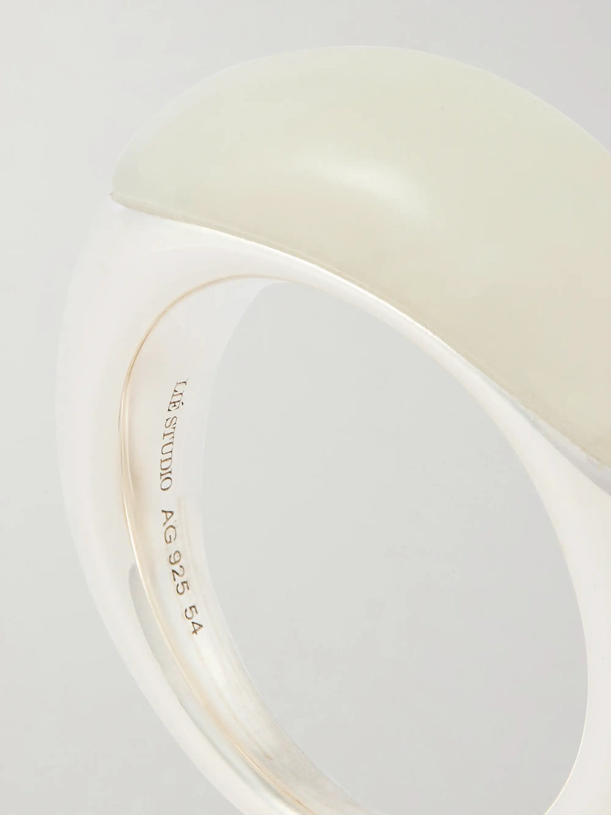 Beatrice Silver And Serpentine Ring