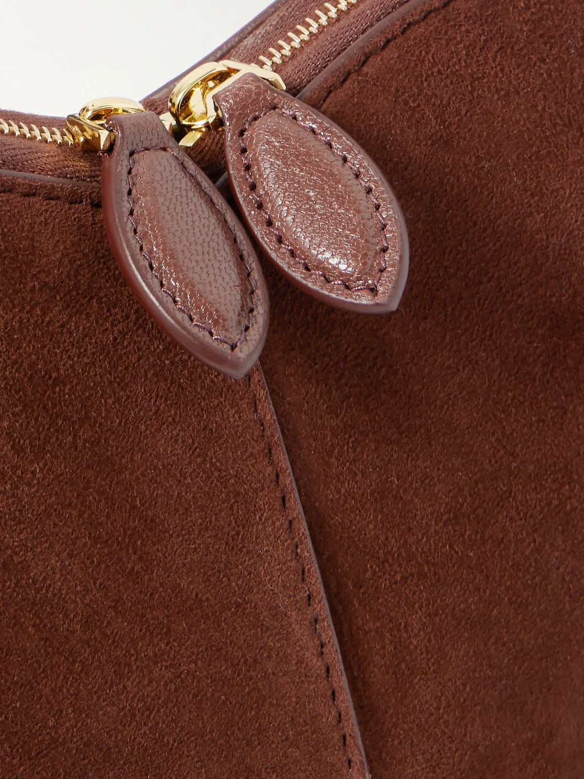 Le Coeur Suede And Leather Shoulder Bag