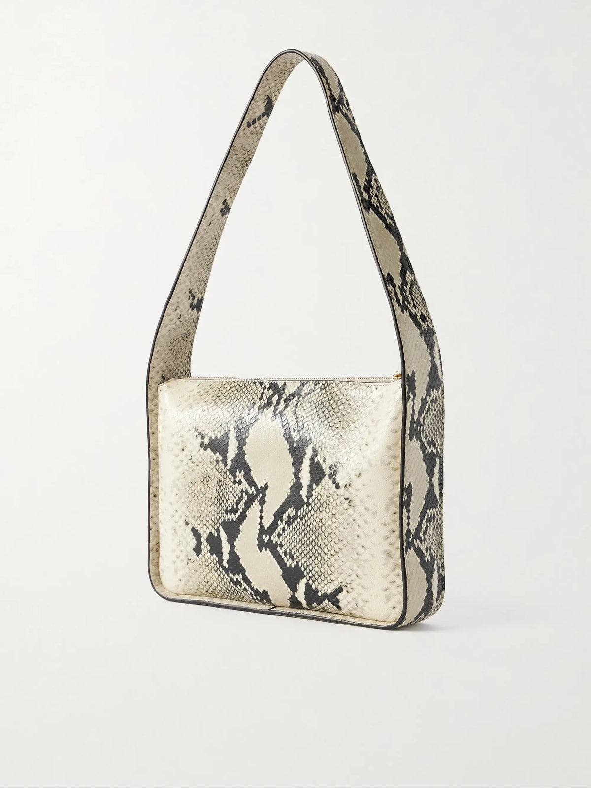 Lori Snake-effect Leather Shoulder Bag