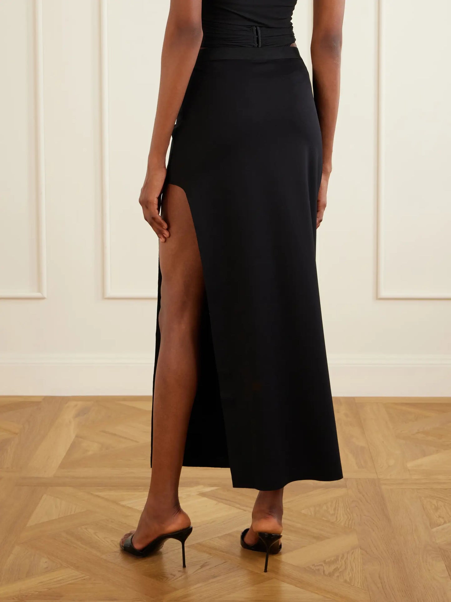 Scoop Stretch-jersey Maxi Skirt