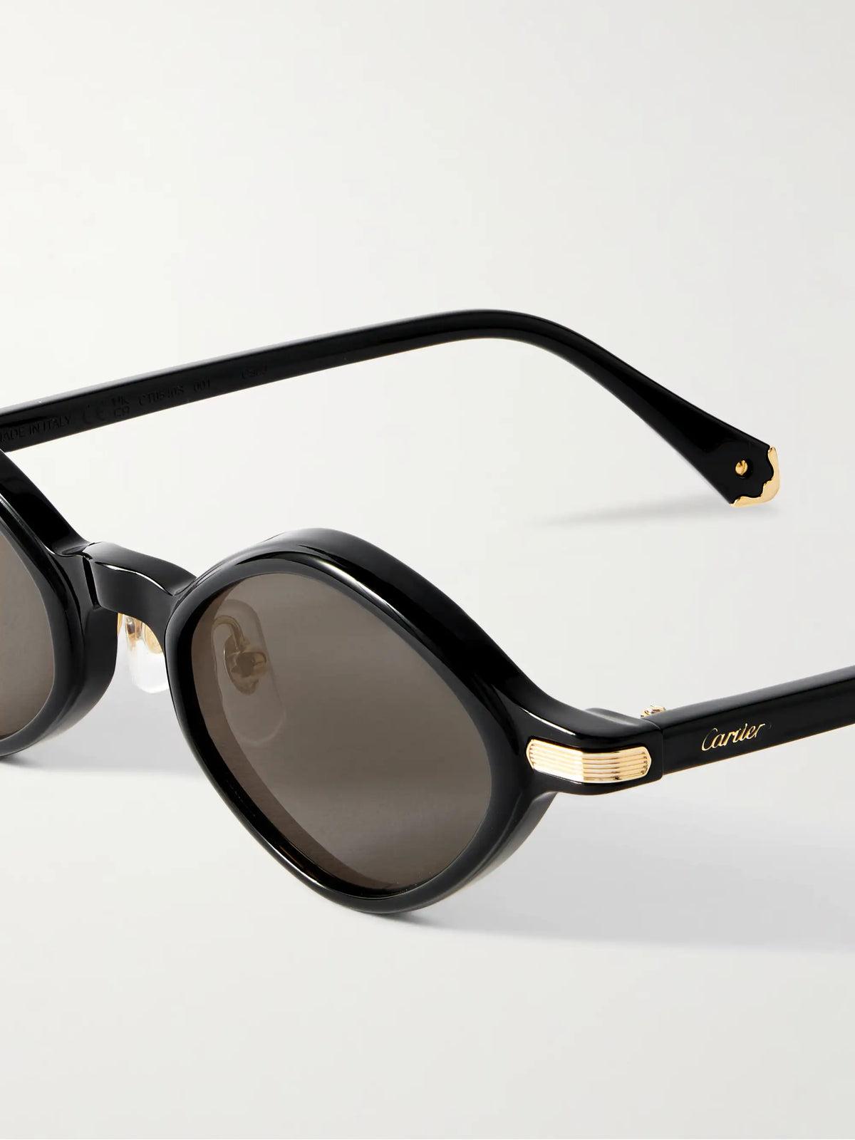 Signature Round-frame Acetate Sunglasses