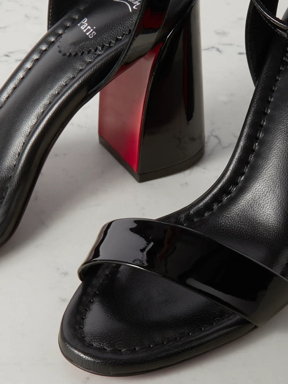 Miss Sabina 85 Patent-leather Sandals