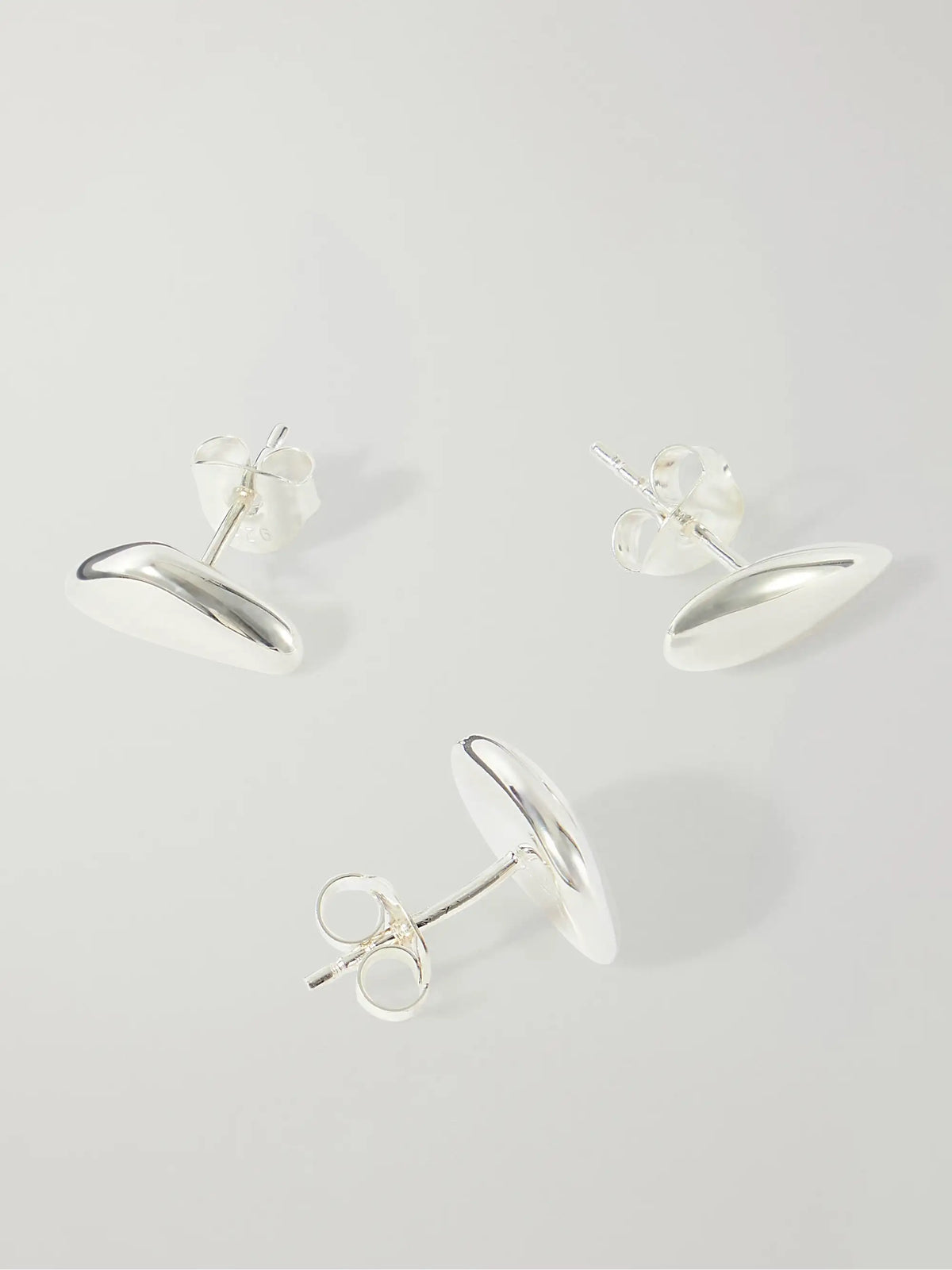 Camille Surault Mini Grigri Set Of Three Sterling Silver Earrings