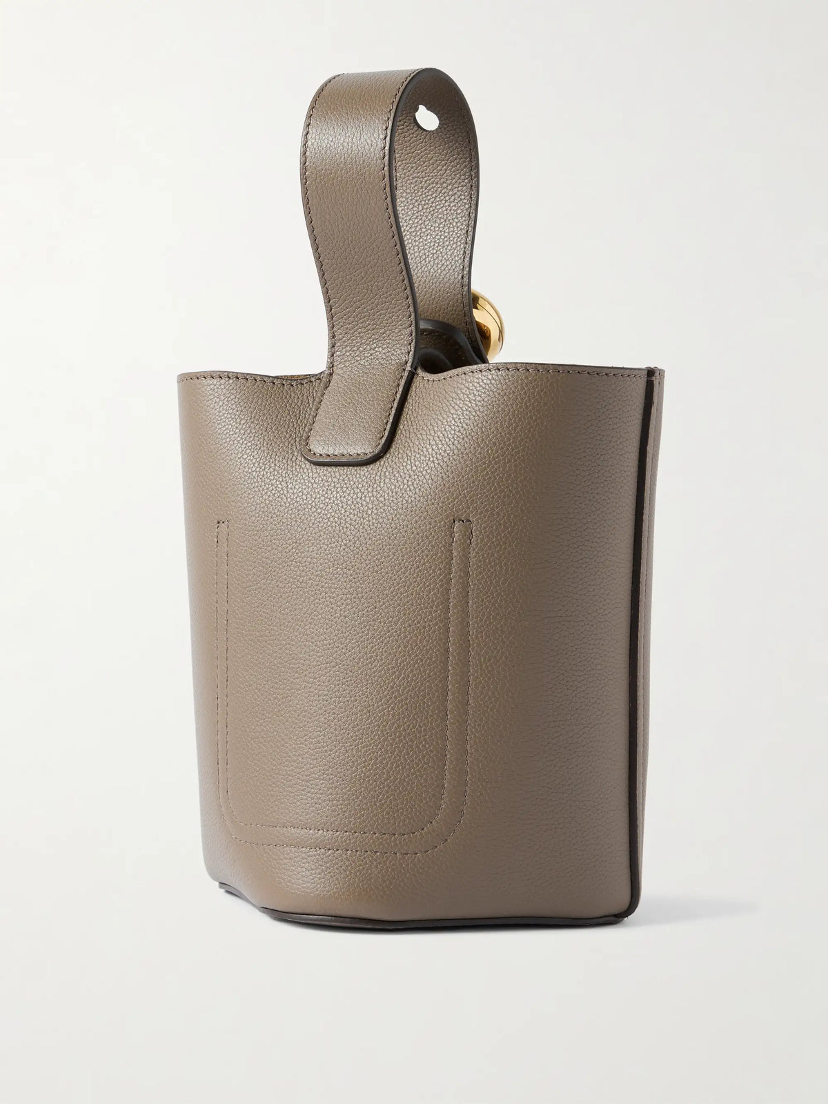 Pebble Mini Textured-leather Tote
