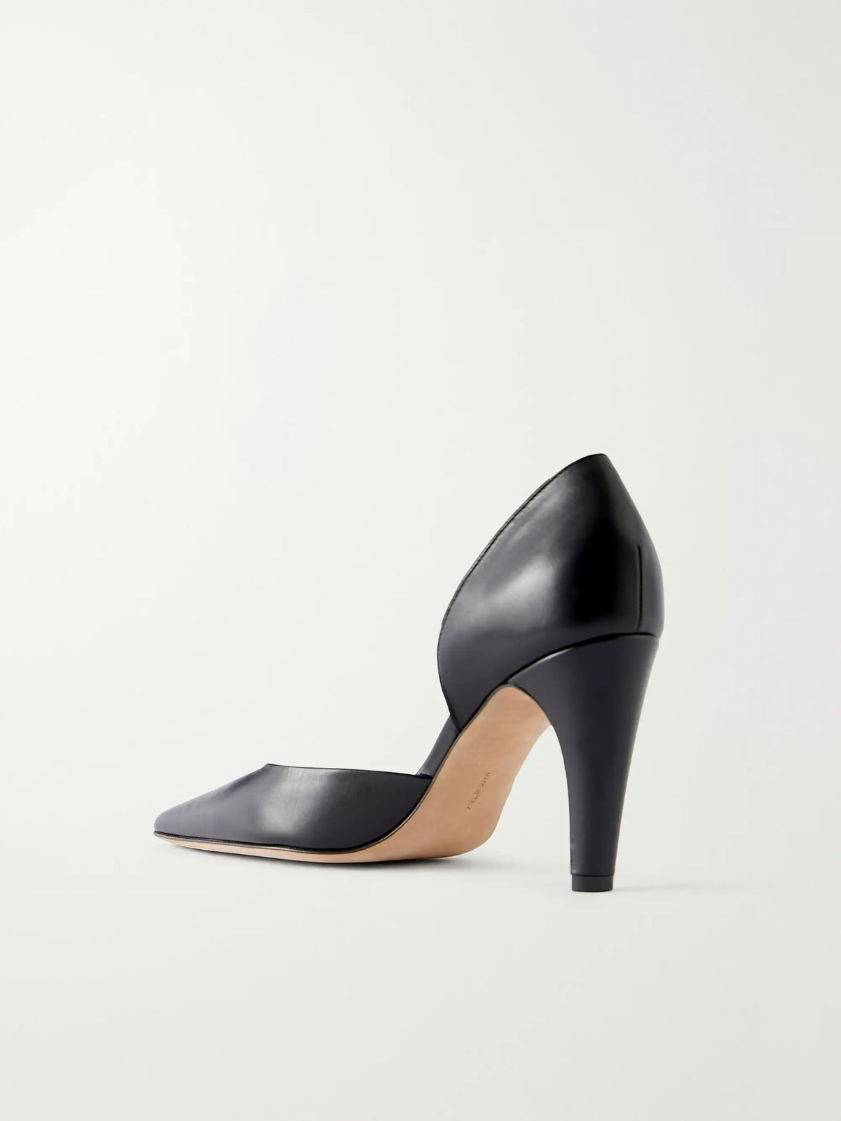 The Row Pia D'orsay Leather Pumps