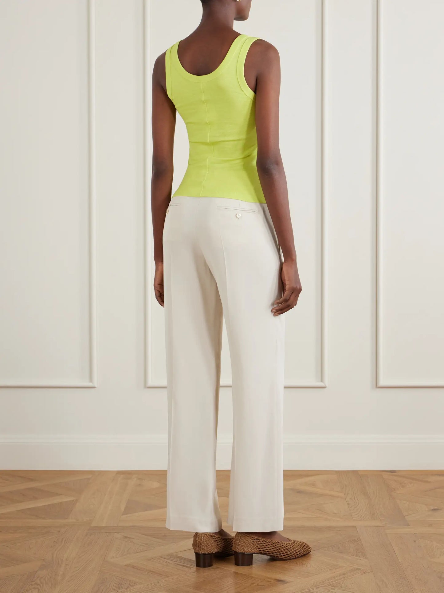 Hillie Organic Cotton-jersey Tank Top