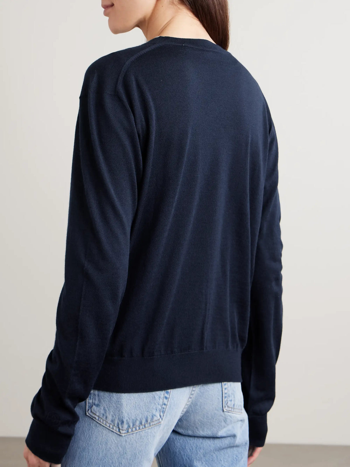 RÙADH Oscar Embroidered Merino Wool Sweater