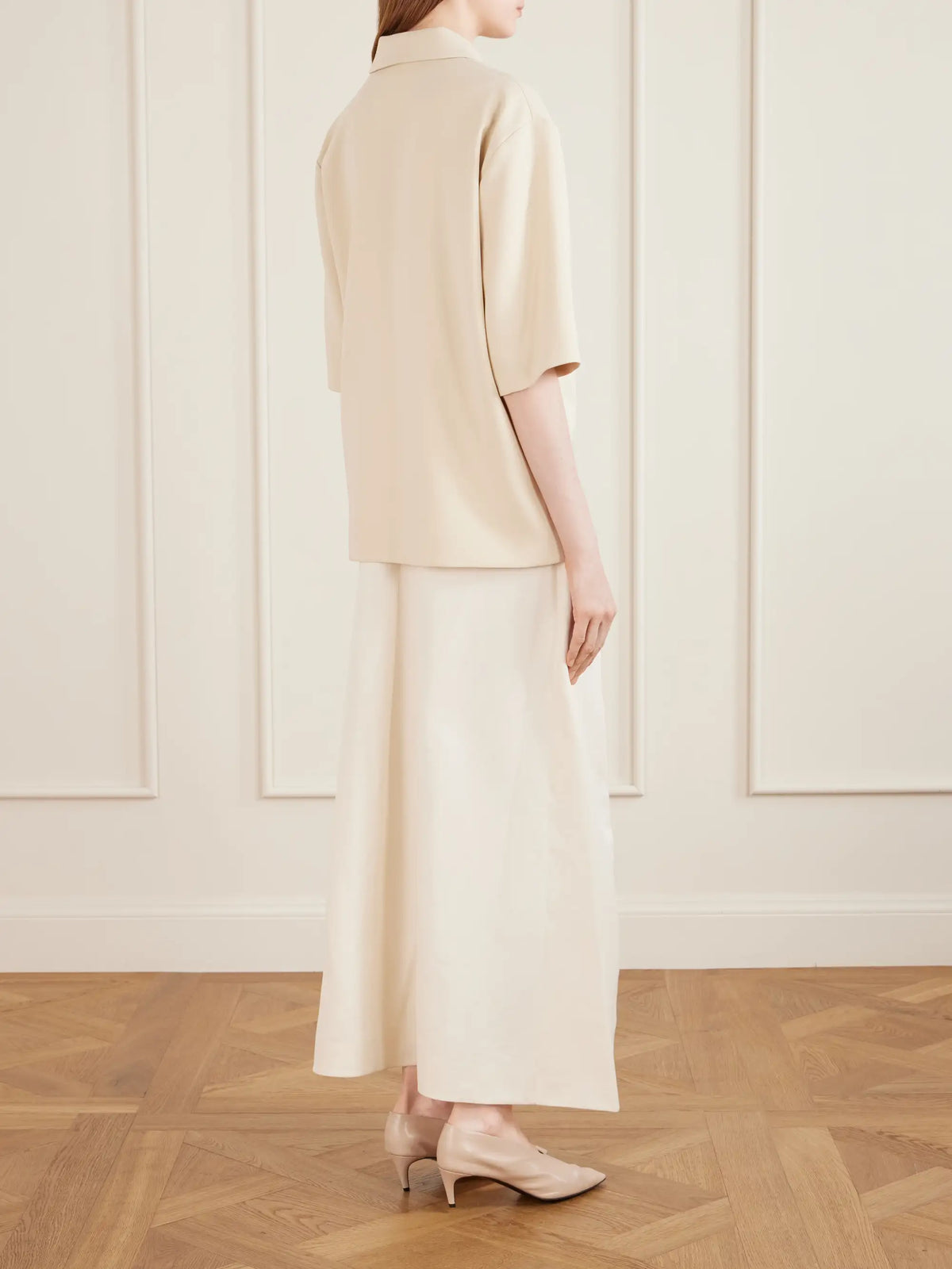 Loucin Naia-blend Crepe T-shirt