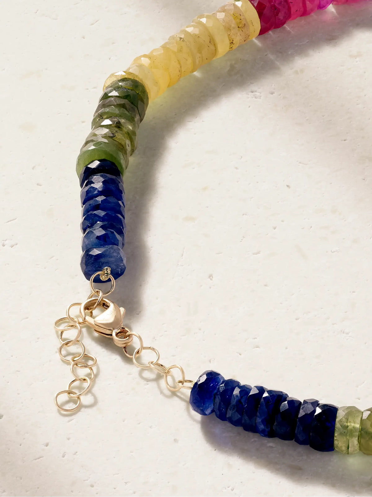 Aurora 14-karat Gold Sapphire Necklace