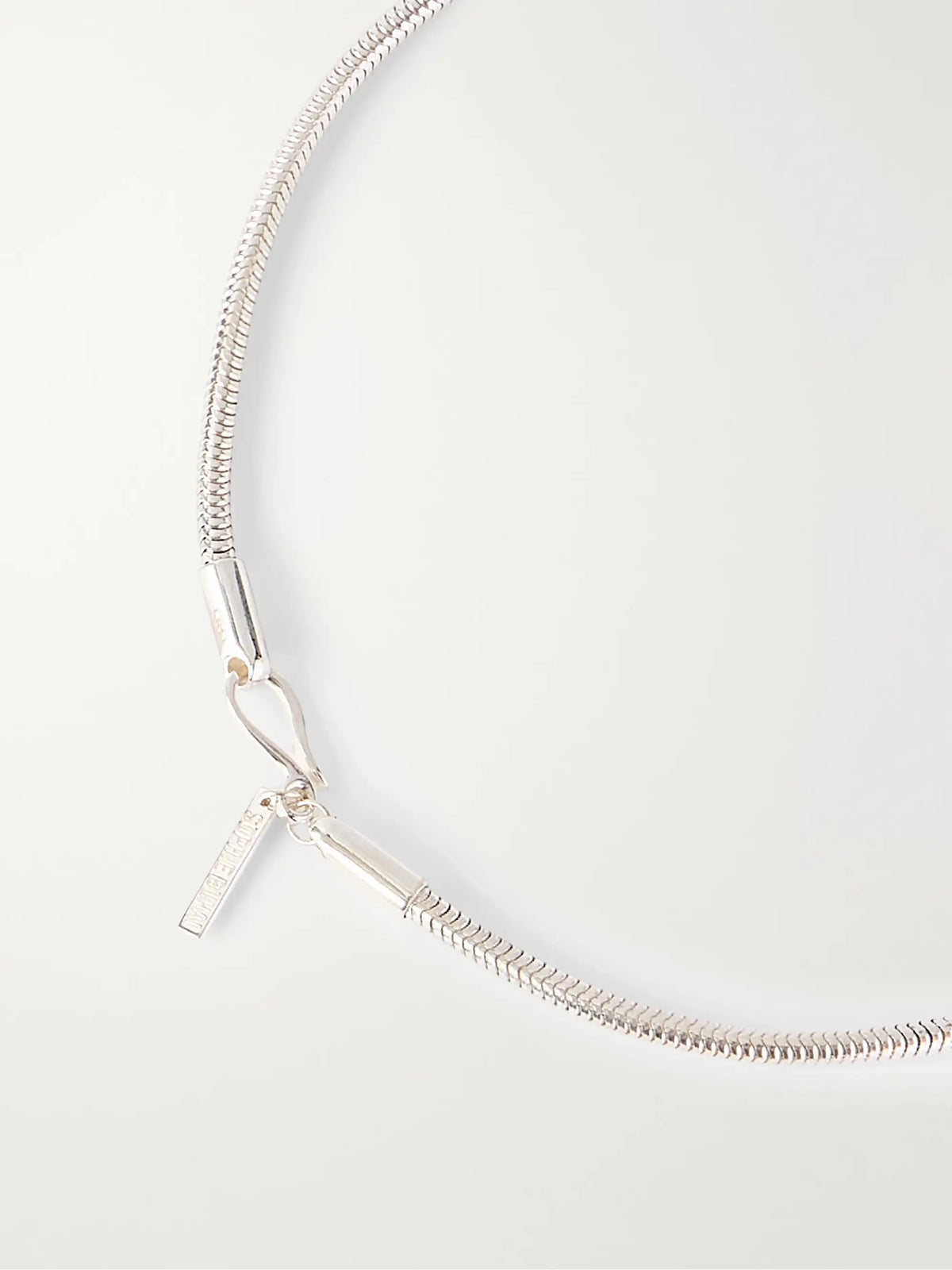 Serpent Chain Silver-tone Necklace