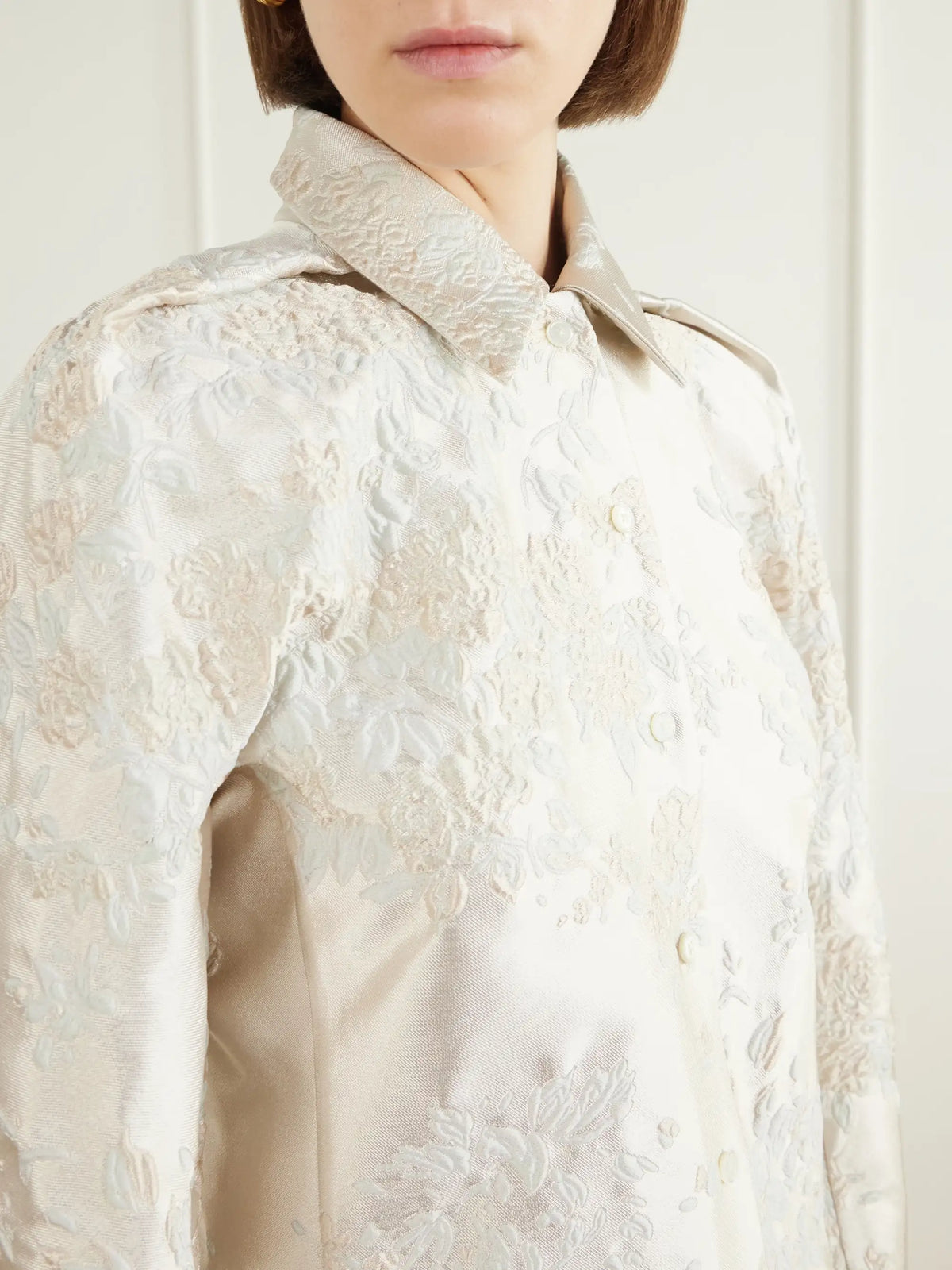 Jil Sander Floral-jacquard Shirt