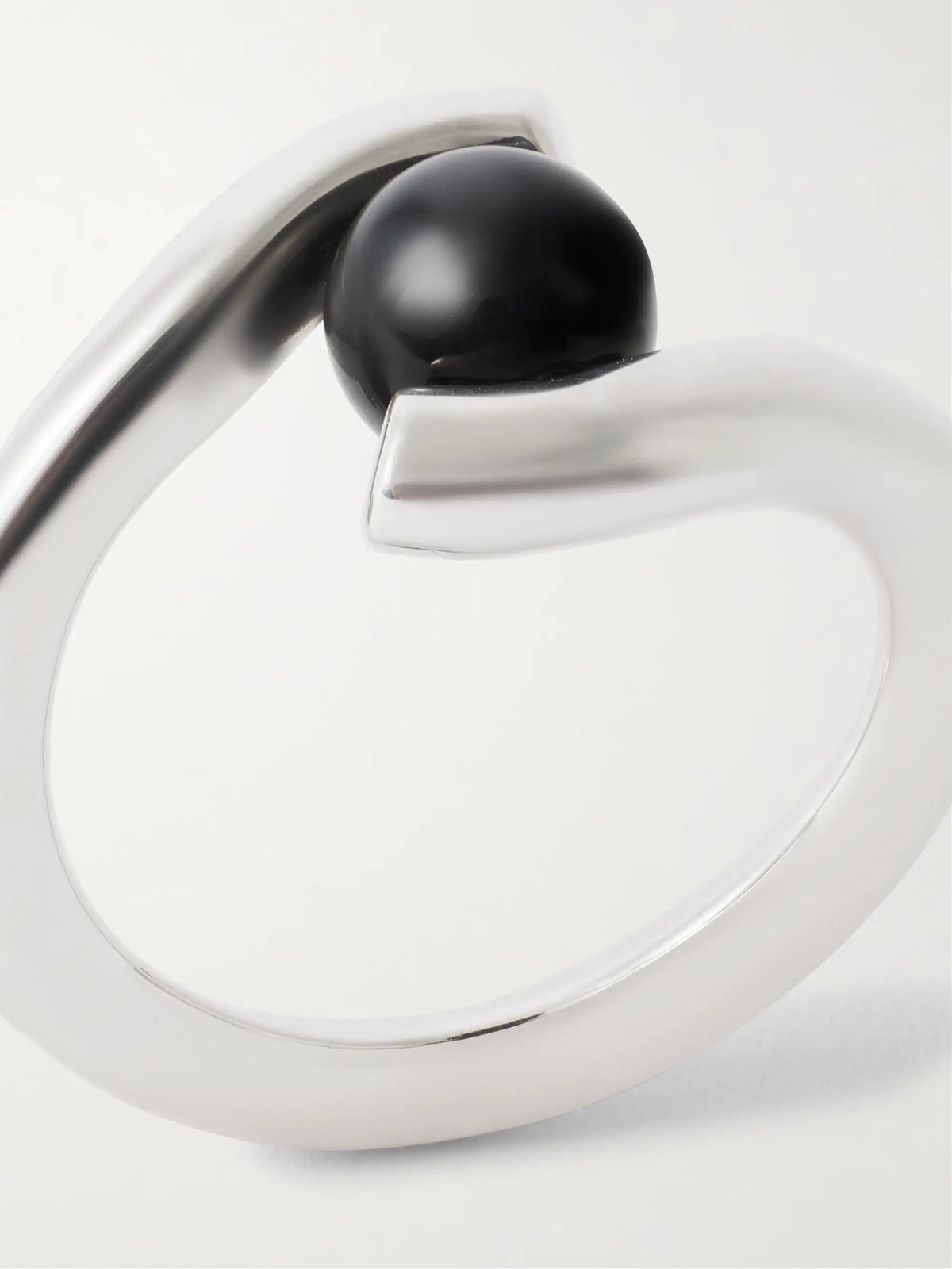 Claire Recycled Sterling Silver Onyx Ring