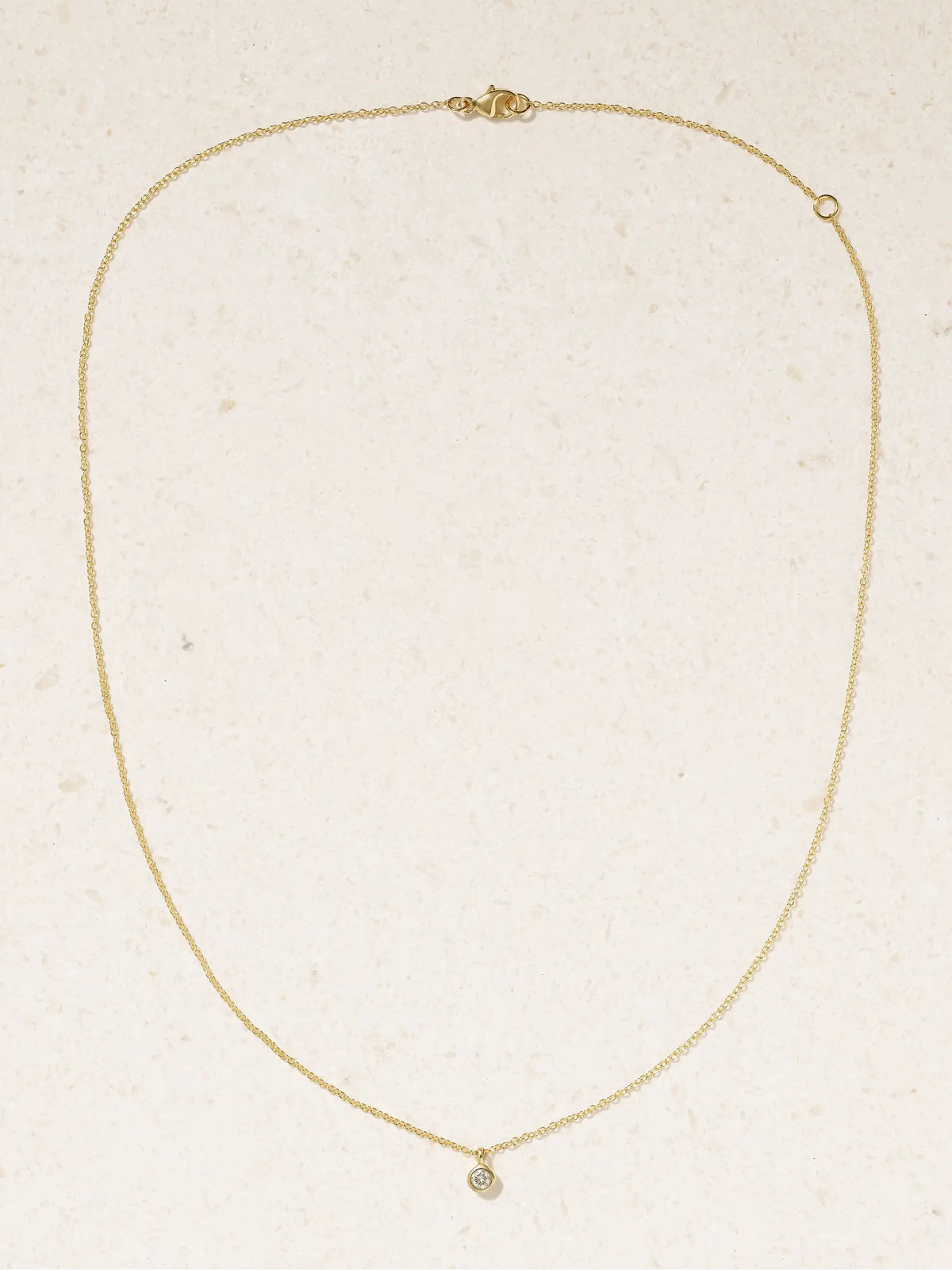 Essential 14-karat Gold Diamond Necklace