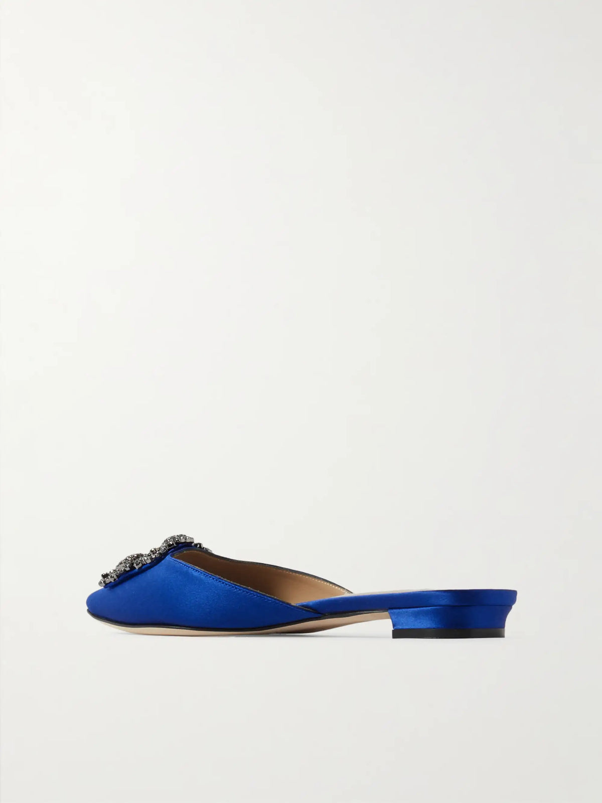 Hangisi Crystal-embellished Satin Slippers