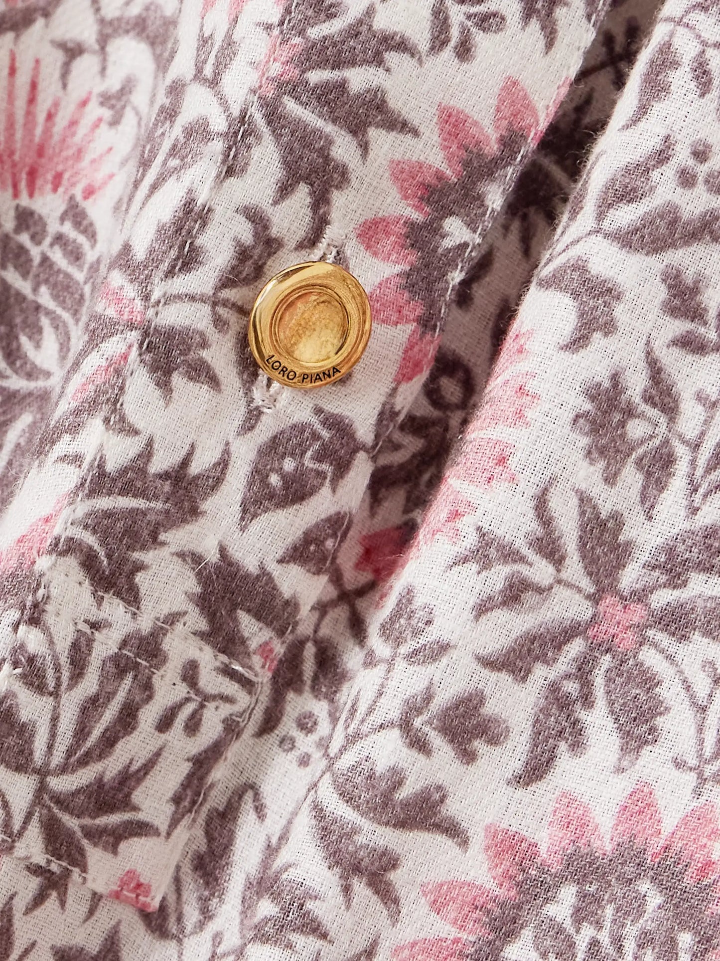 Olivia Oversized Printed Linen Shirt