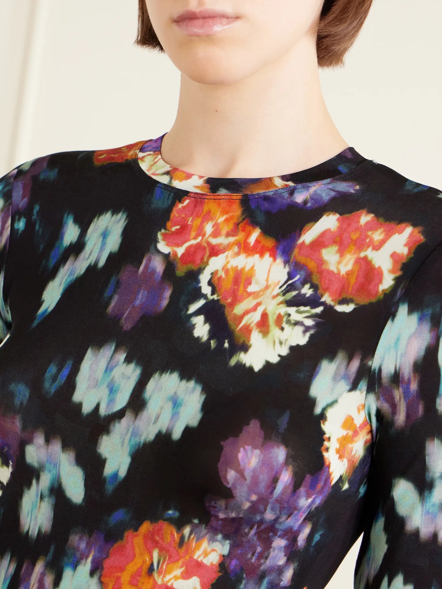 Amari Floral-print Jersey Maxi Dress