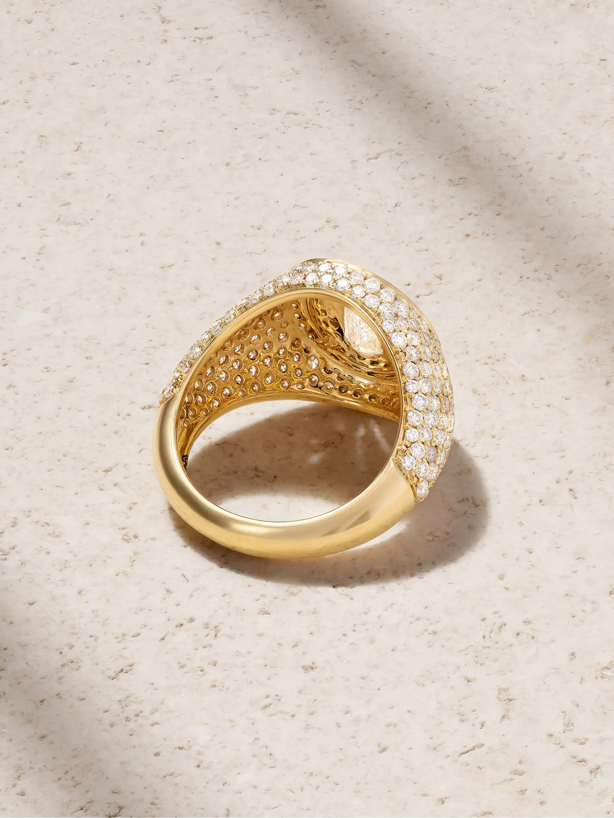 Kite 18-karat Gold Diamond Pinky Ring