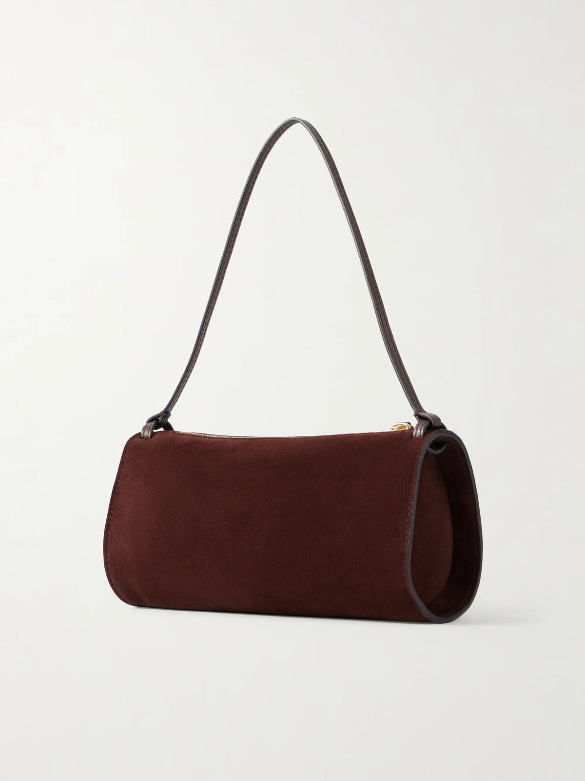 NEOUS Gemini Leather-trimmed Suede Shoulder Bag
