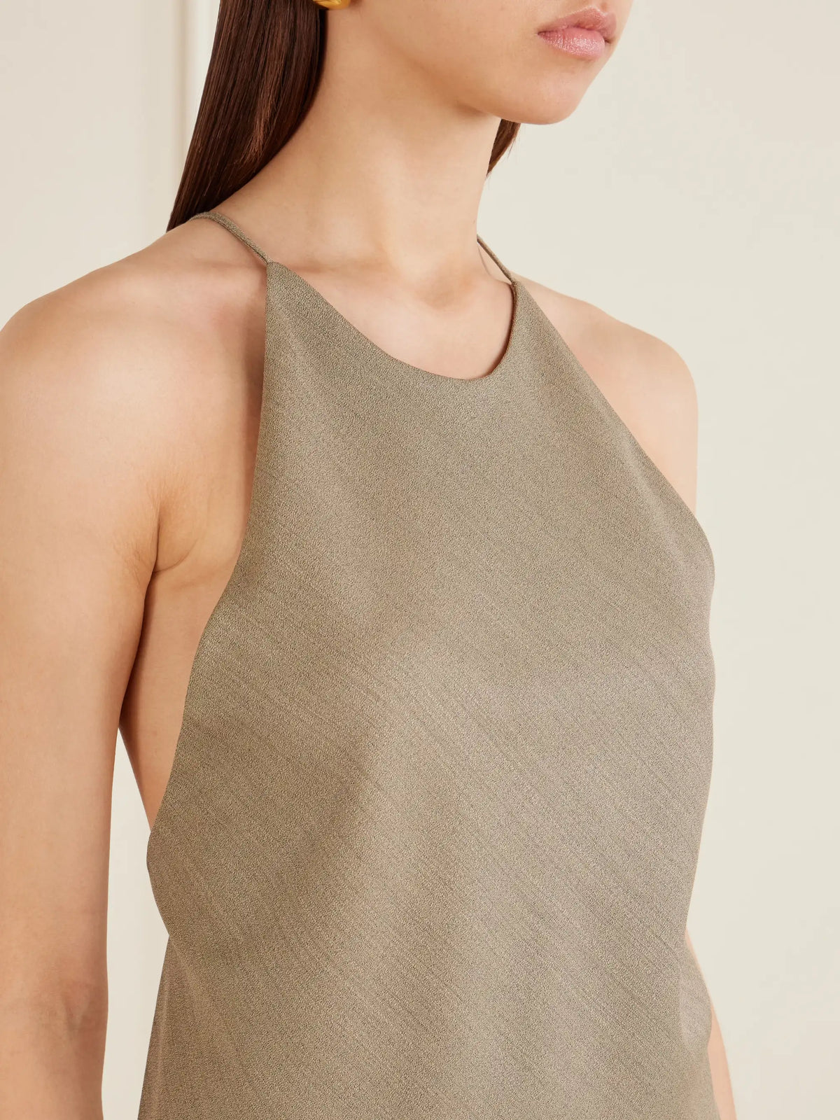 Erin Wool-blend Twill Tank
