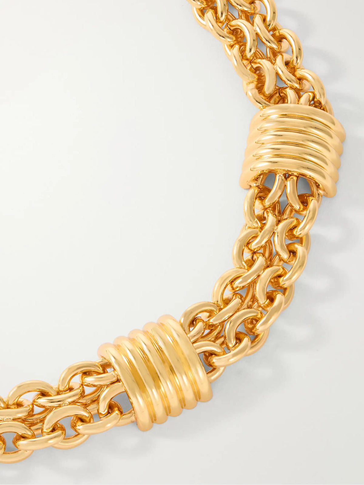 Déhanche Hollyhock Gold-plated Chain Necklace