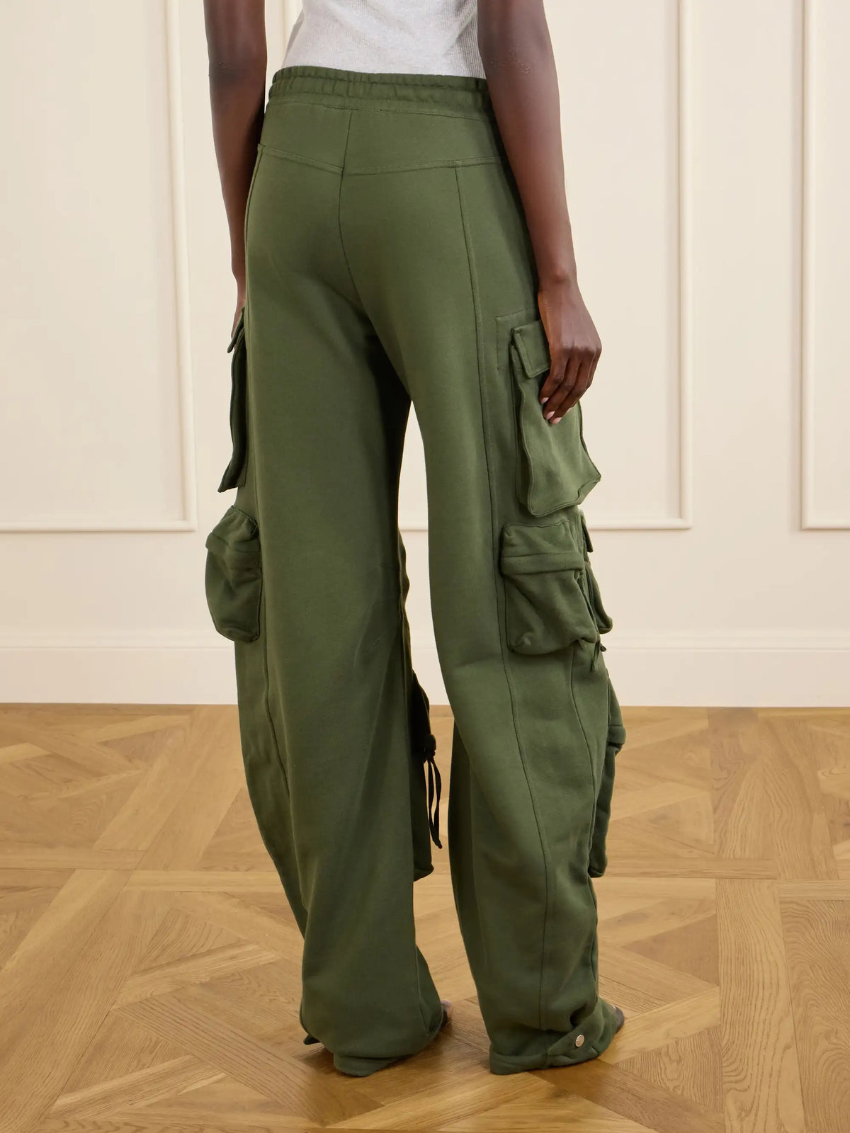 Cotton Tapered Cargo Pants