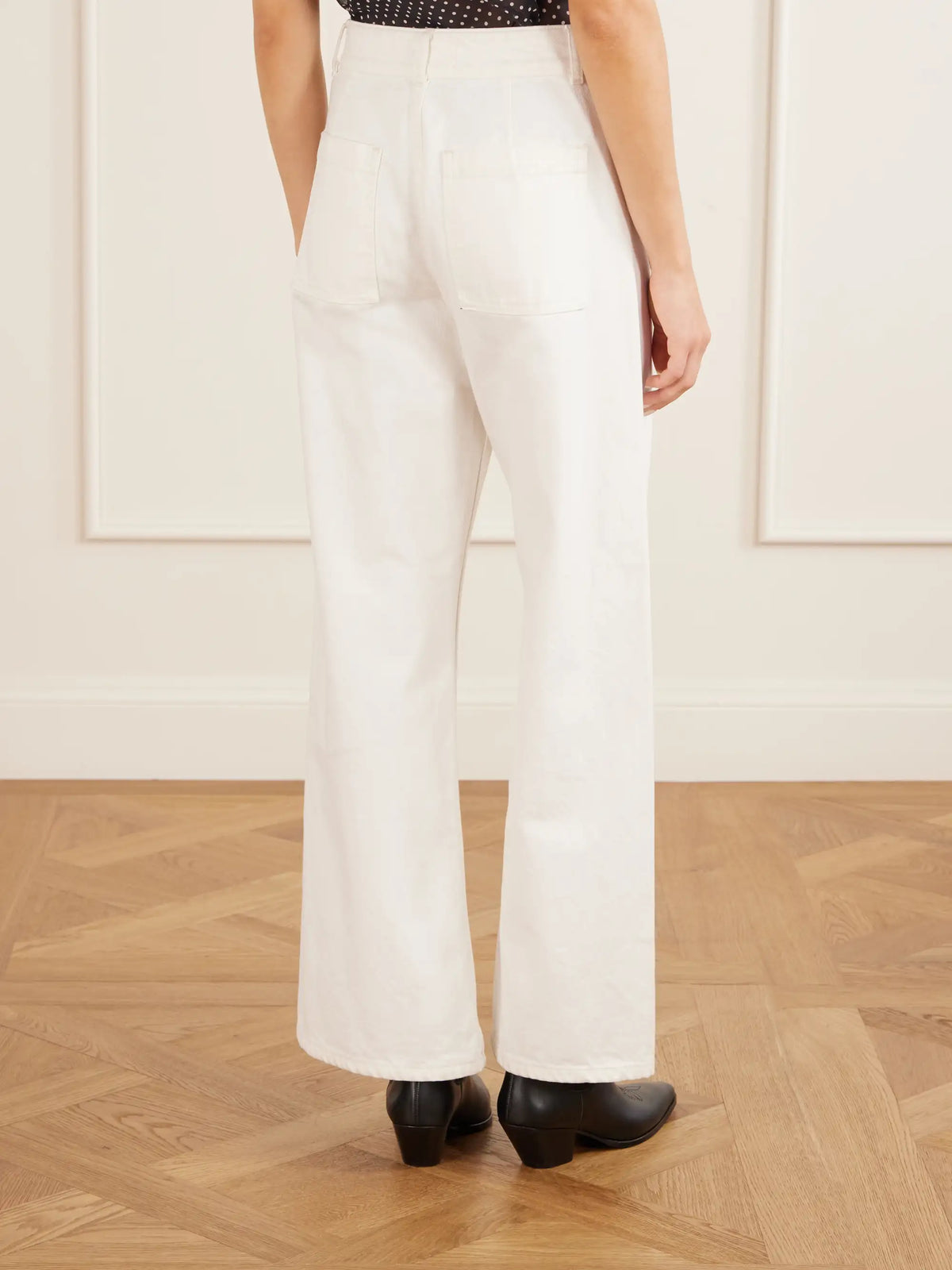 Nili Lotan Megan Mid-rise Wide-leg Jeans