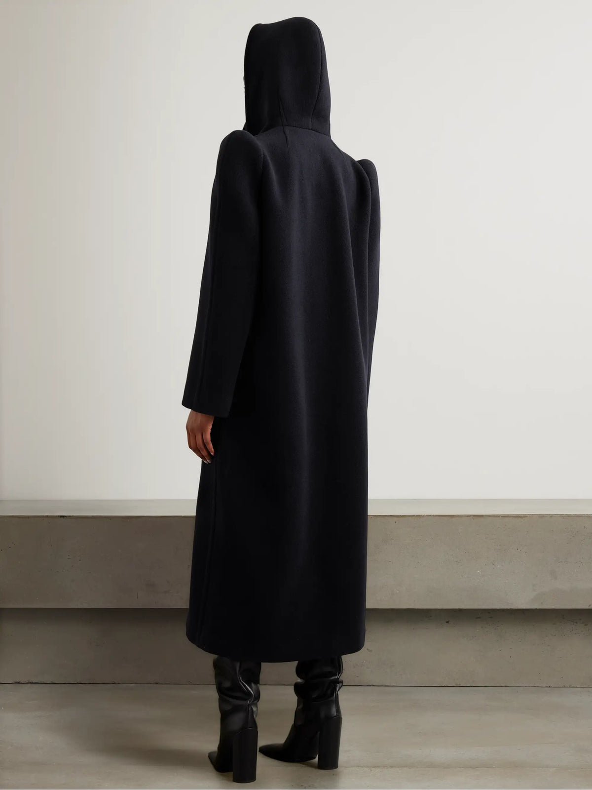 Hooded Wool Coat