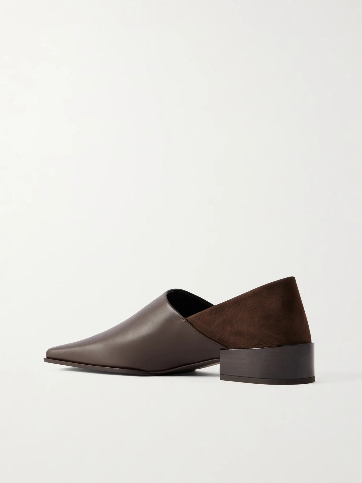 Leather And Nubuck Loafers