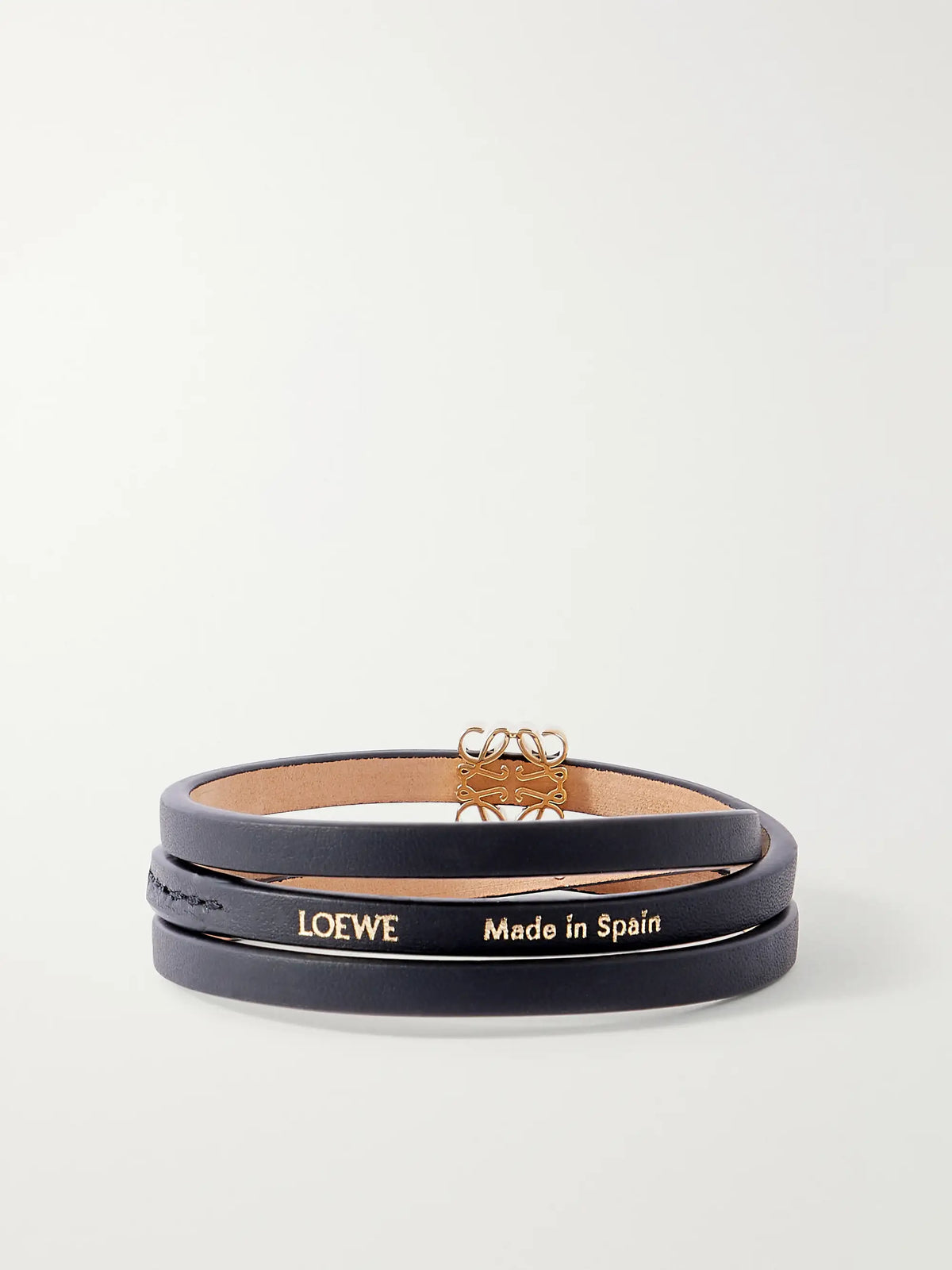 LOEWE + Paula's Ibiza Logo-embellished Leather Bracelet