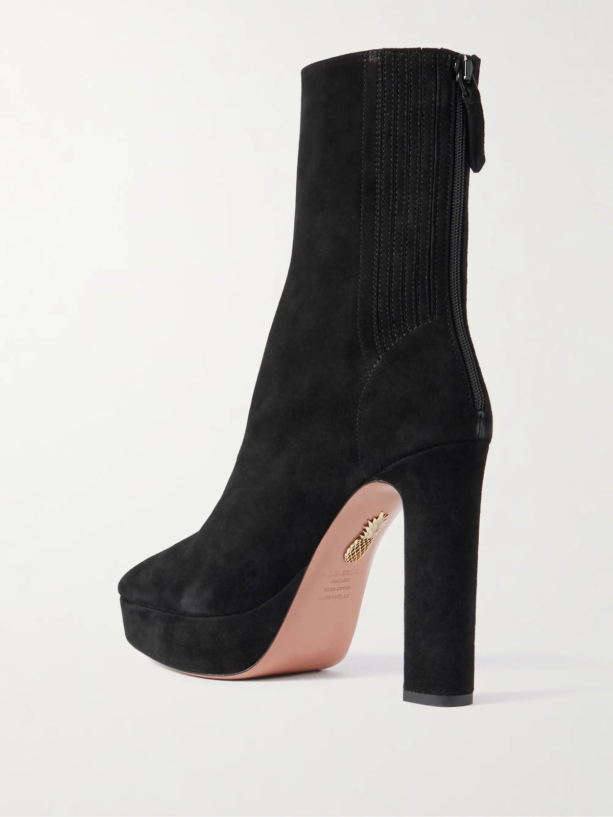 Martine 110 Suede Platform Ankle Boots