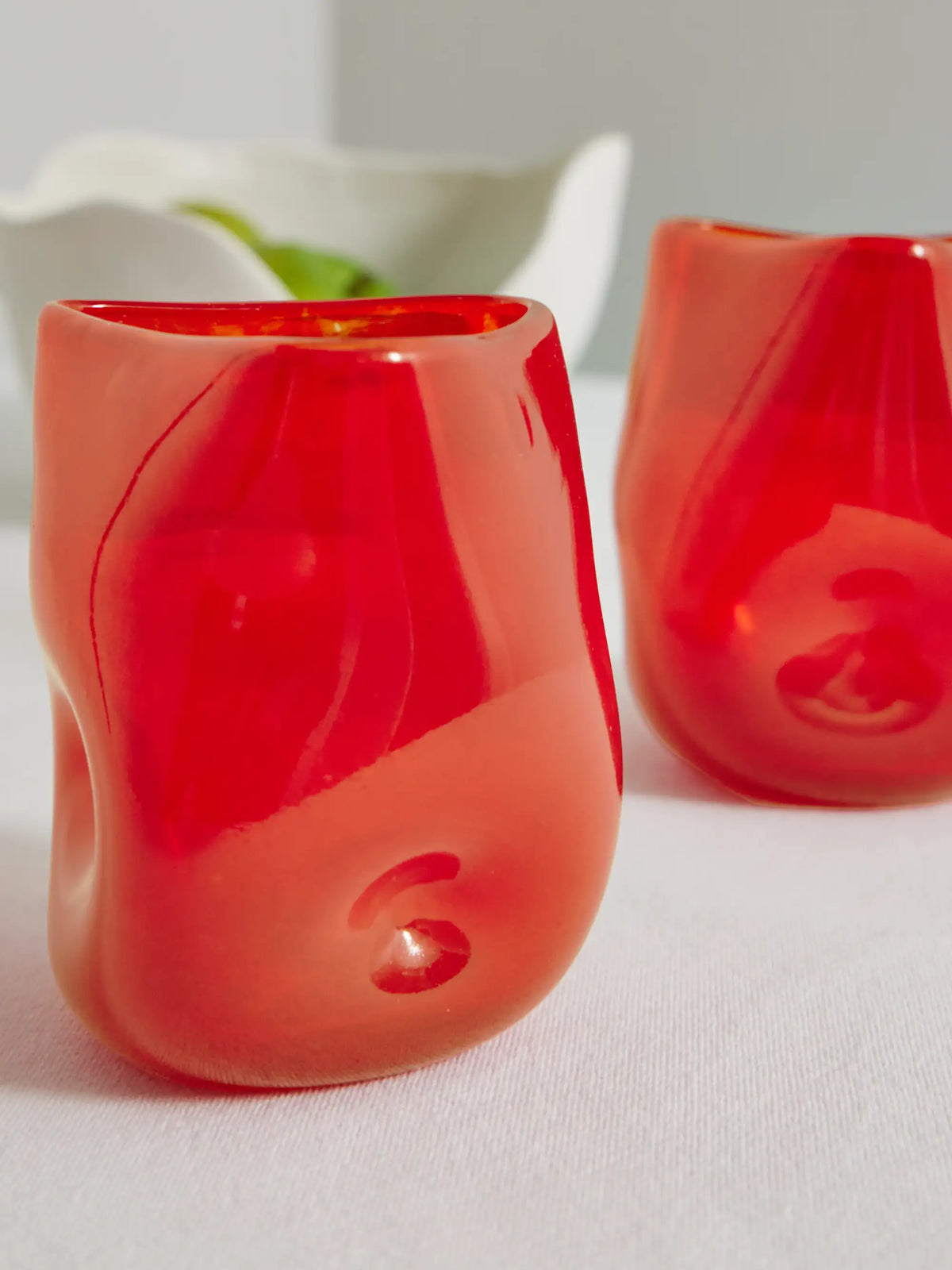 Set Of Two Recycled-glass Tumblers