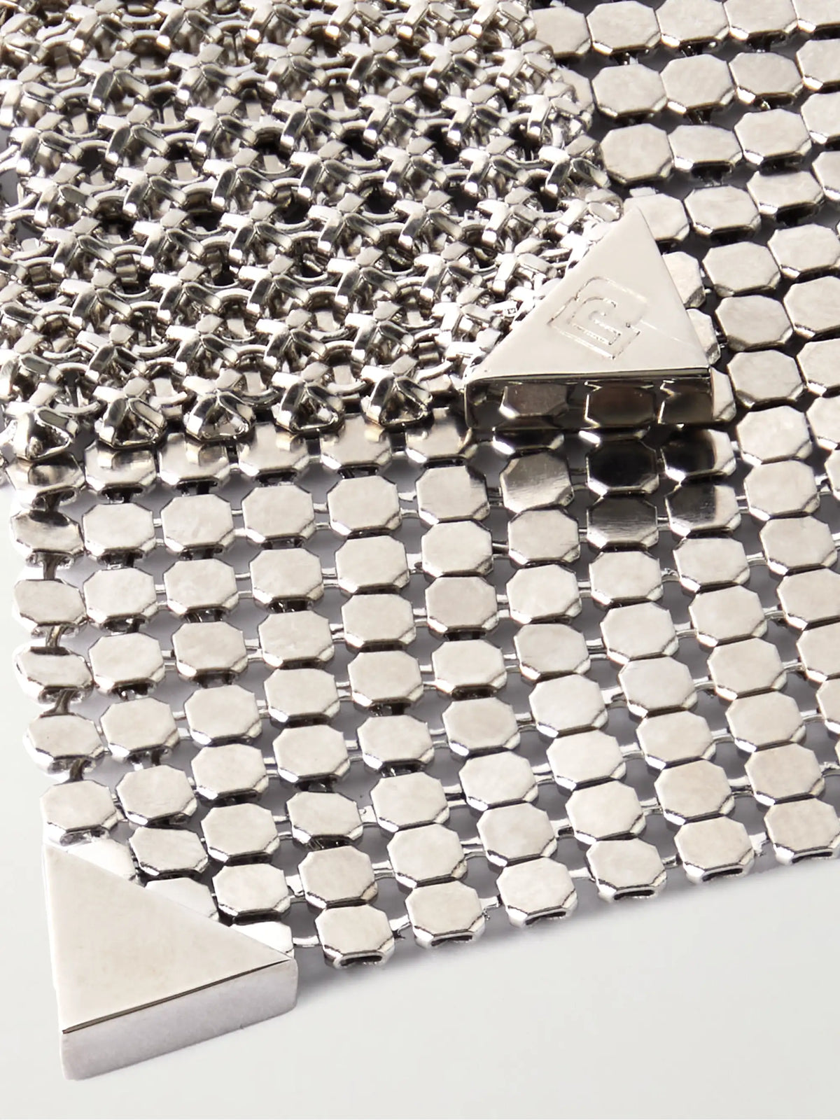 Pixel Flow Silver-tone Earrings